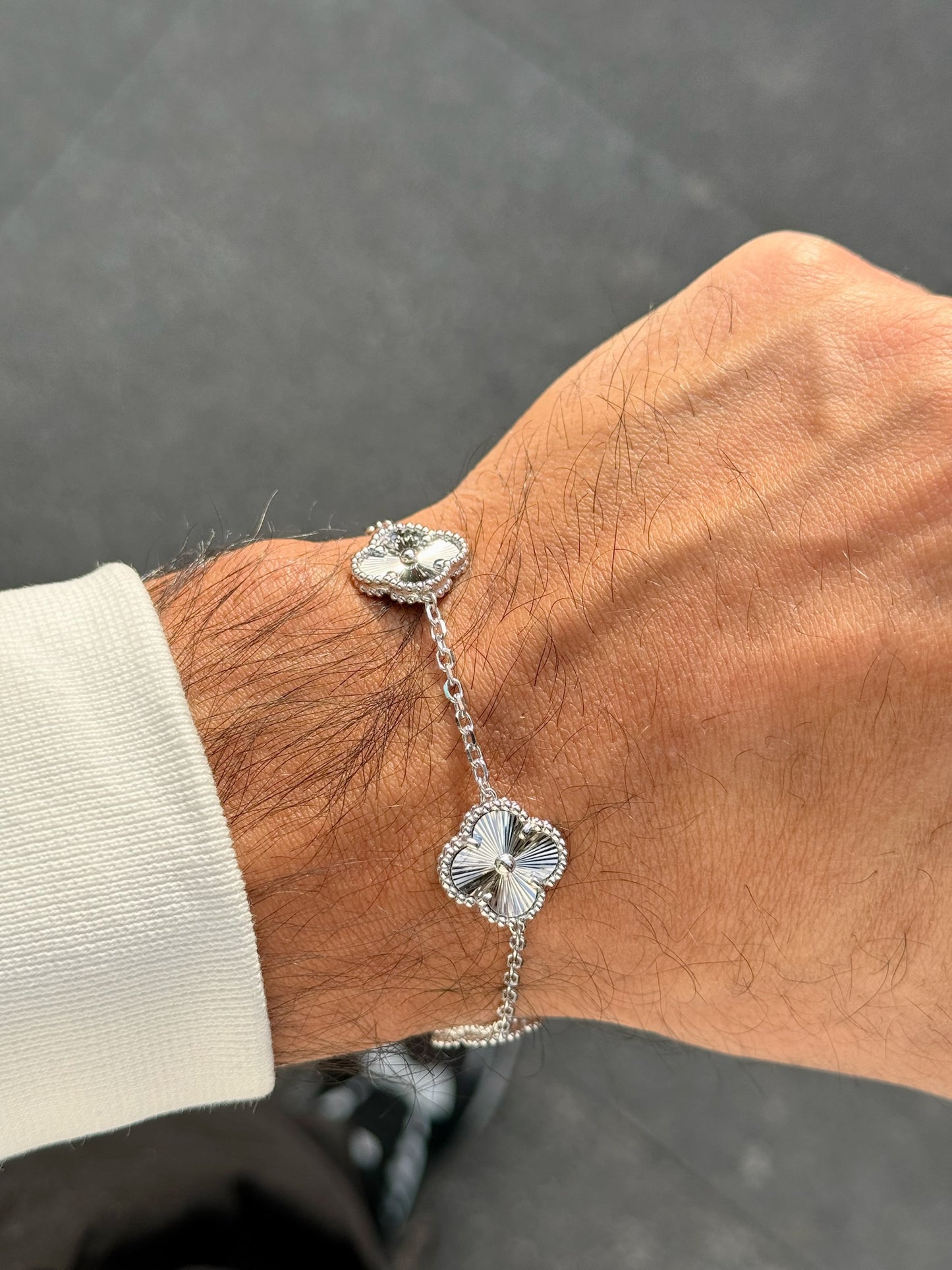 VC Plain Silver Design For Men
