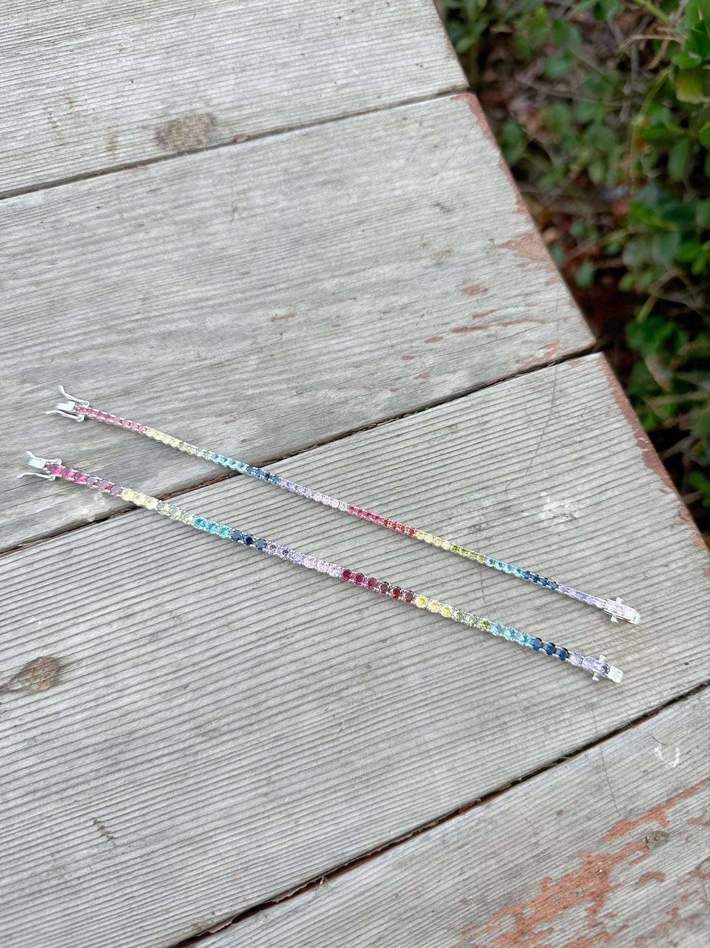 Rainbow Tennis bracelet