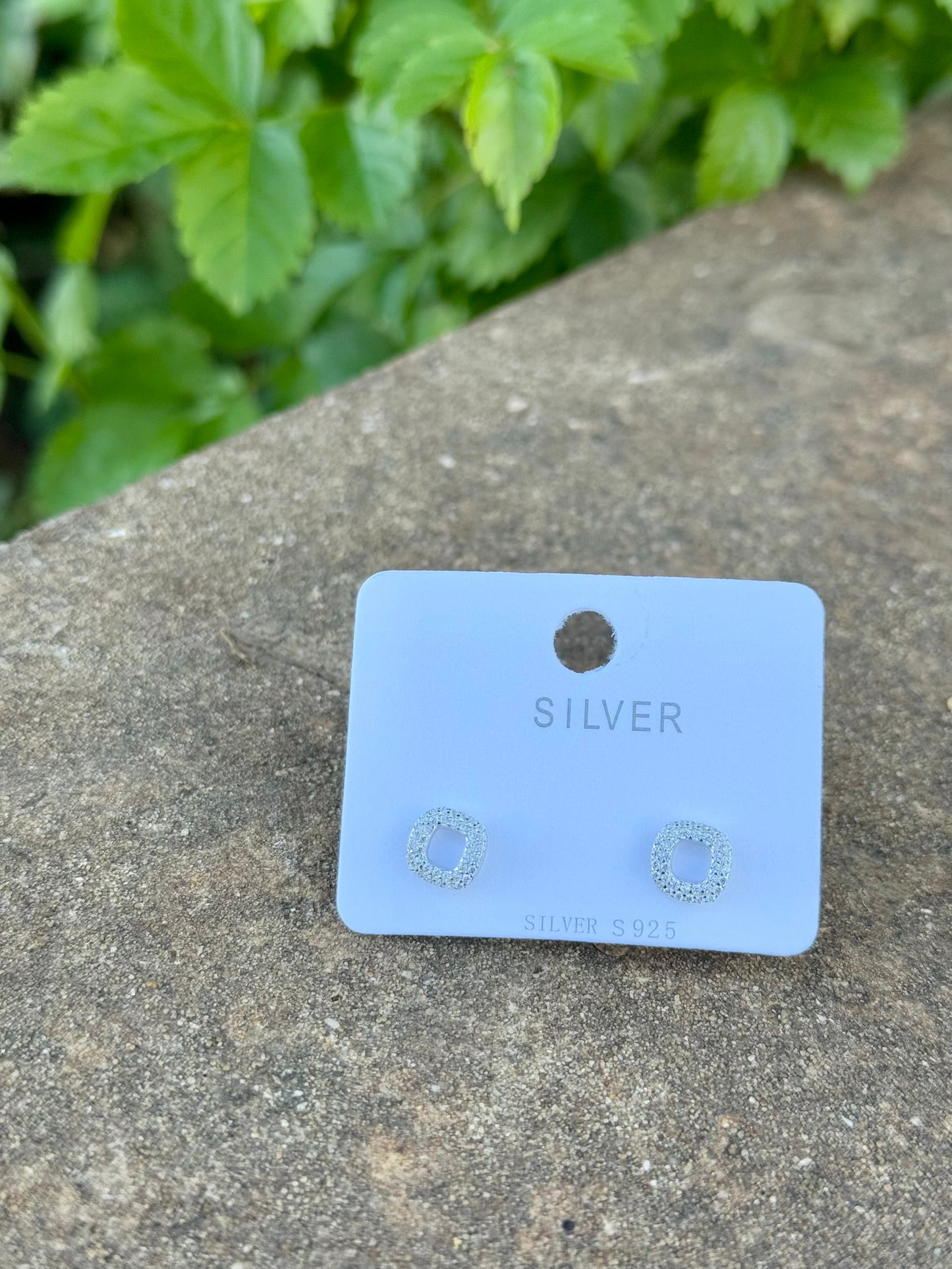 Square Design Earrings