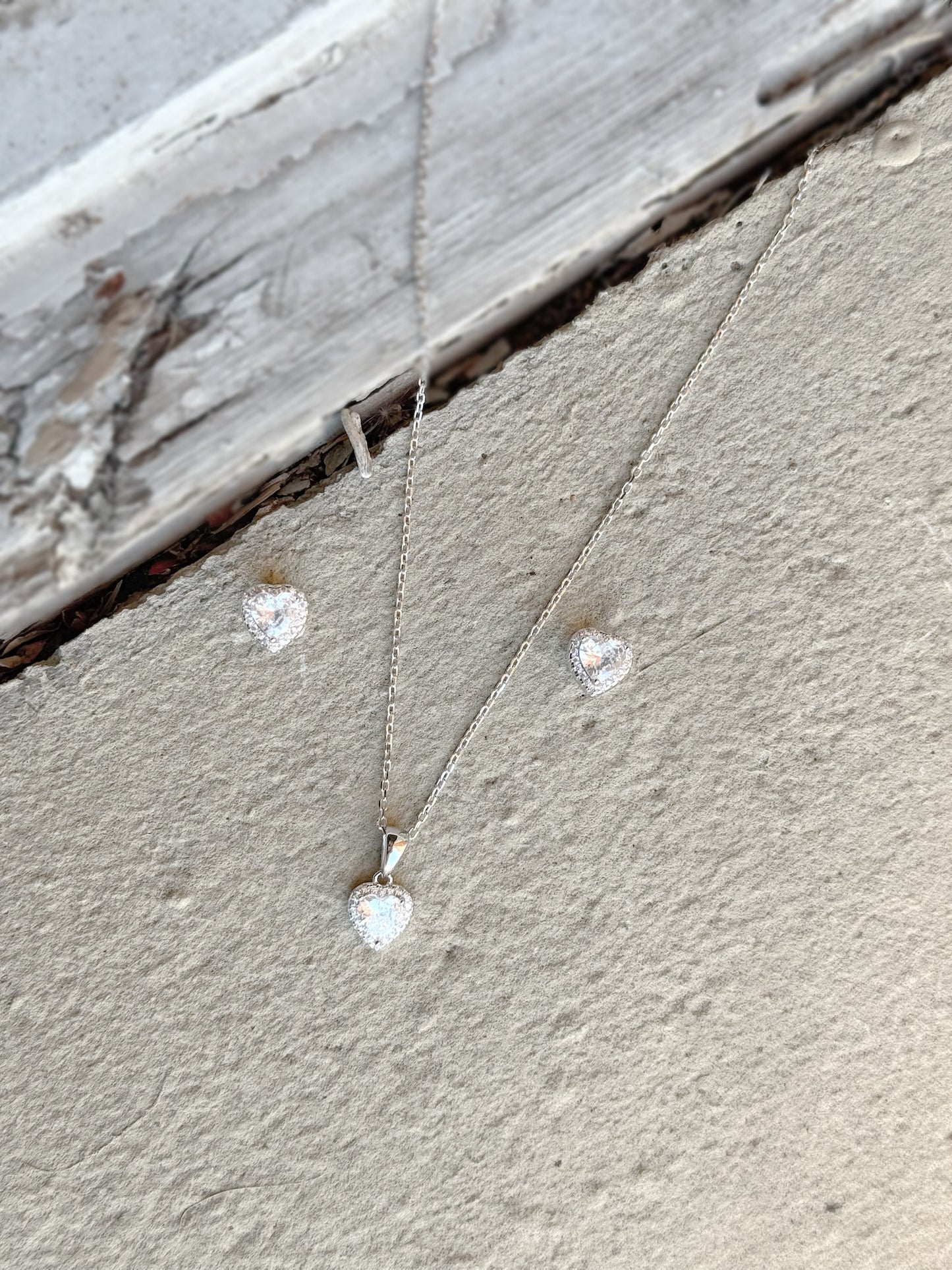 White Heart design Set