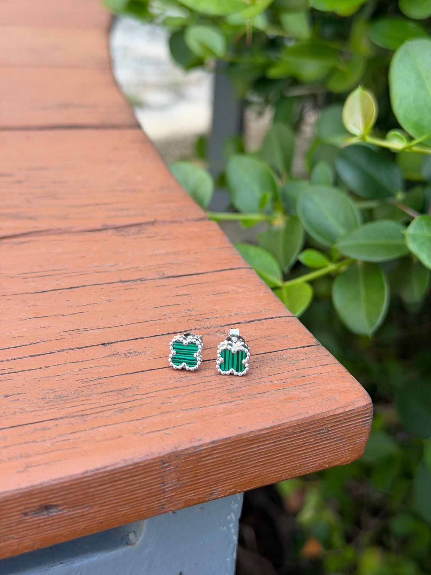 Van Cleef Green Color Earrings