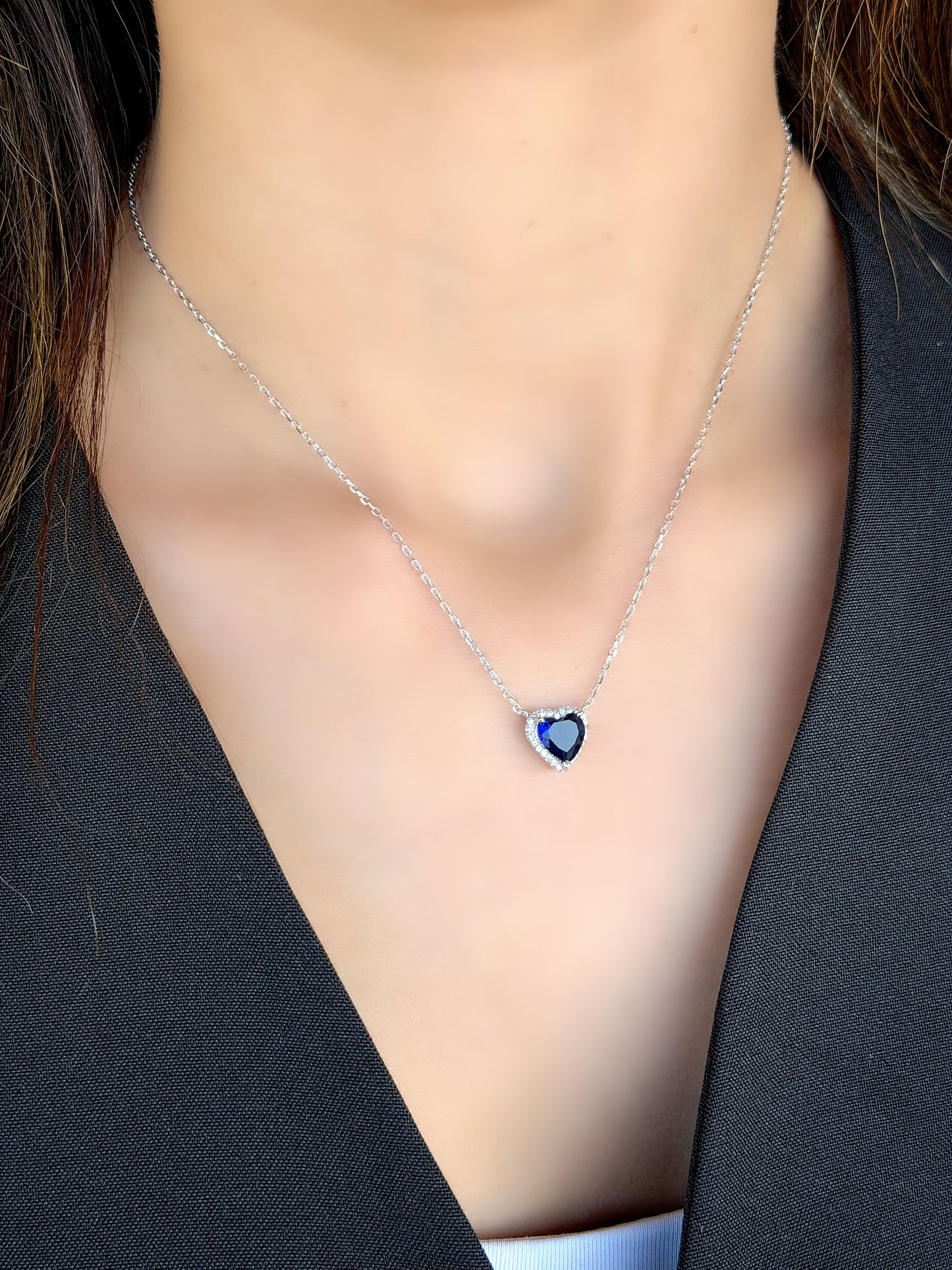 Heart Design Necklace Available In Three Colors