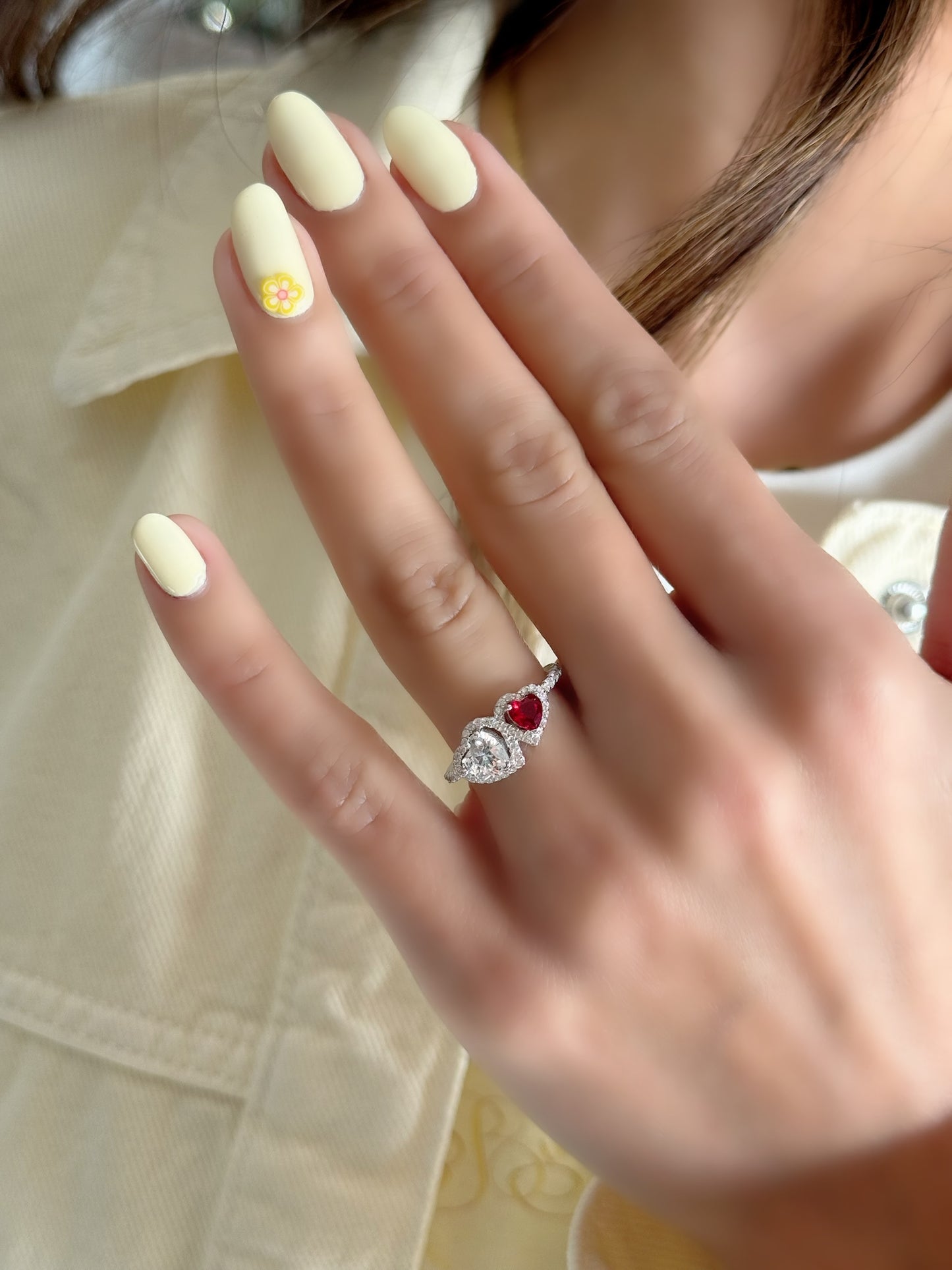Double Heart Ring
