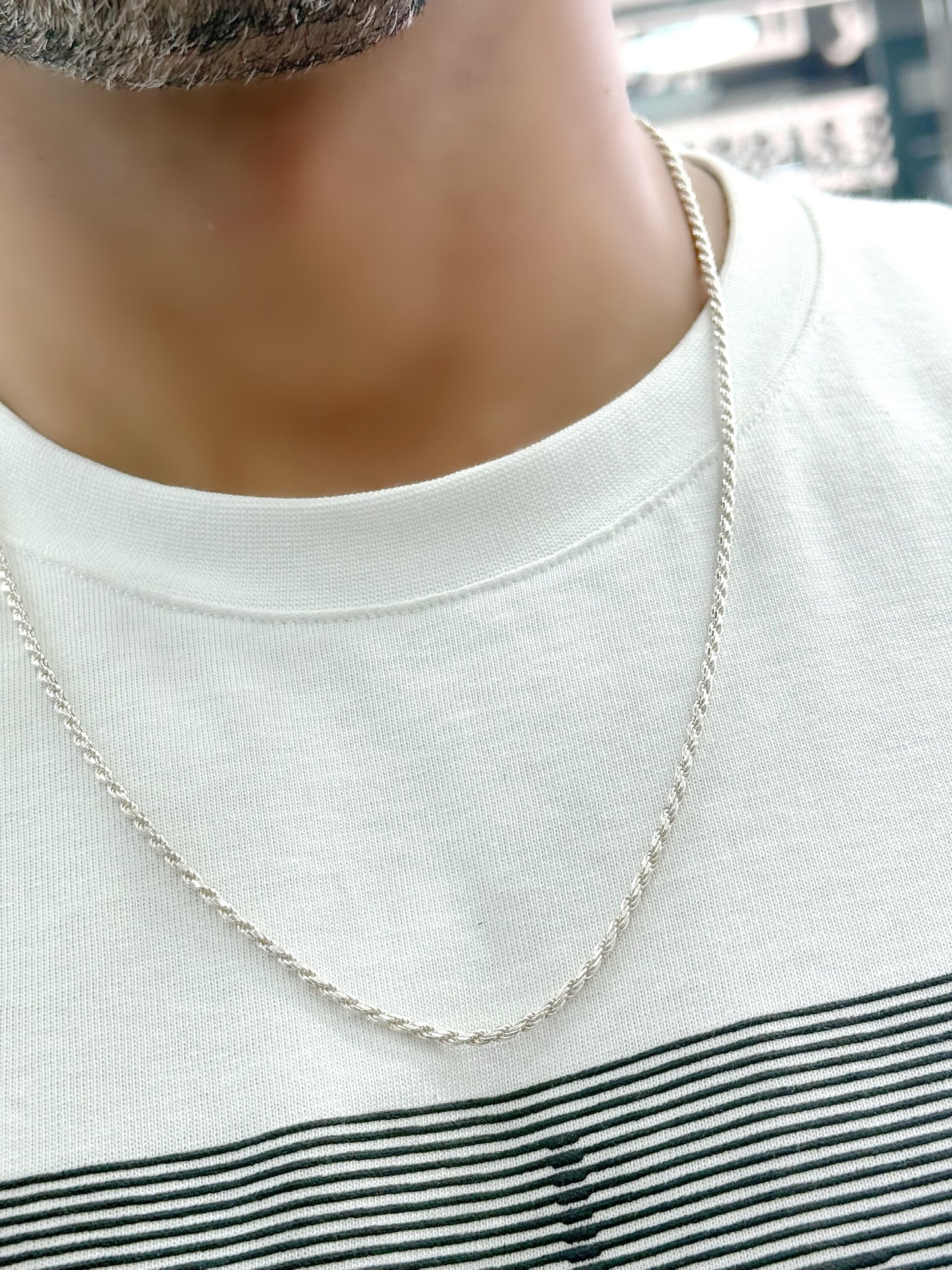Rope Design Chain For Men