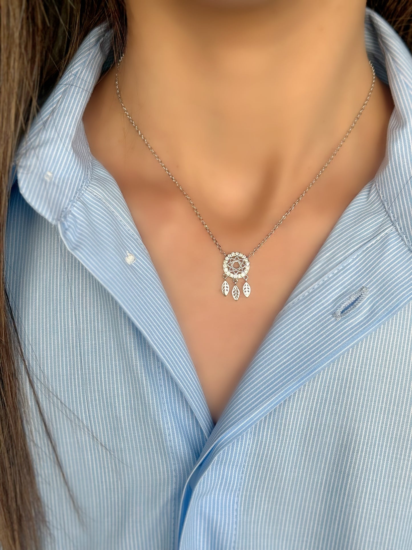 Dream Catcher Design Necklace