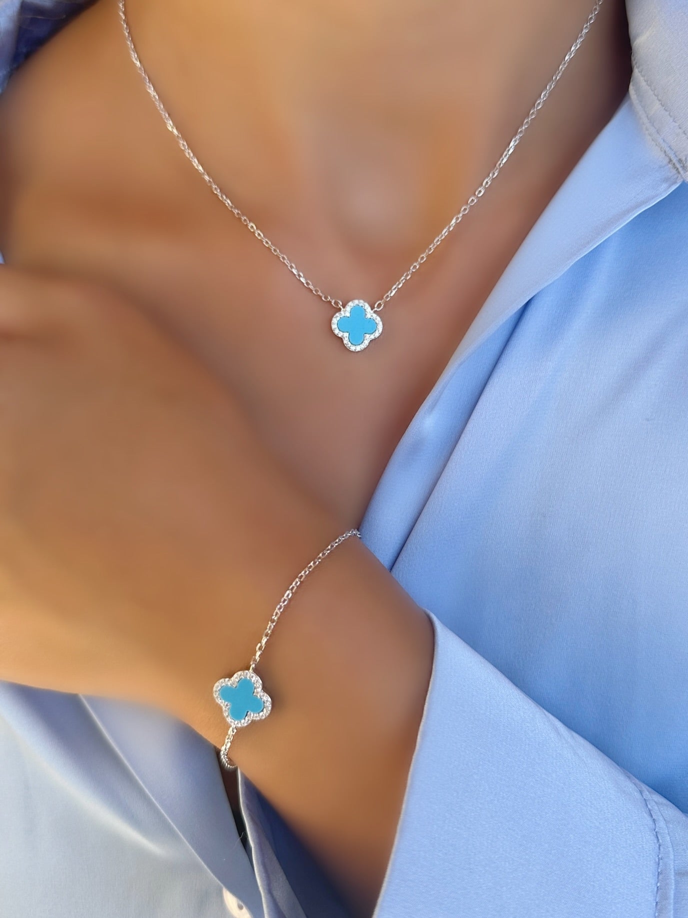 Light Blue Van Cleef Set - Main Image