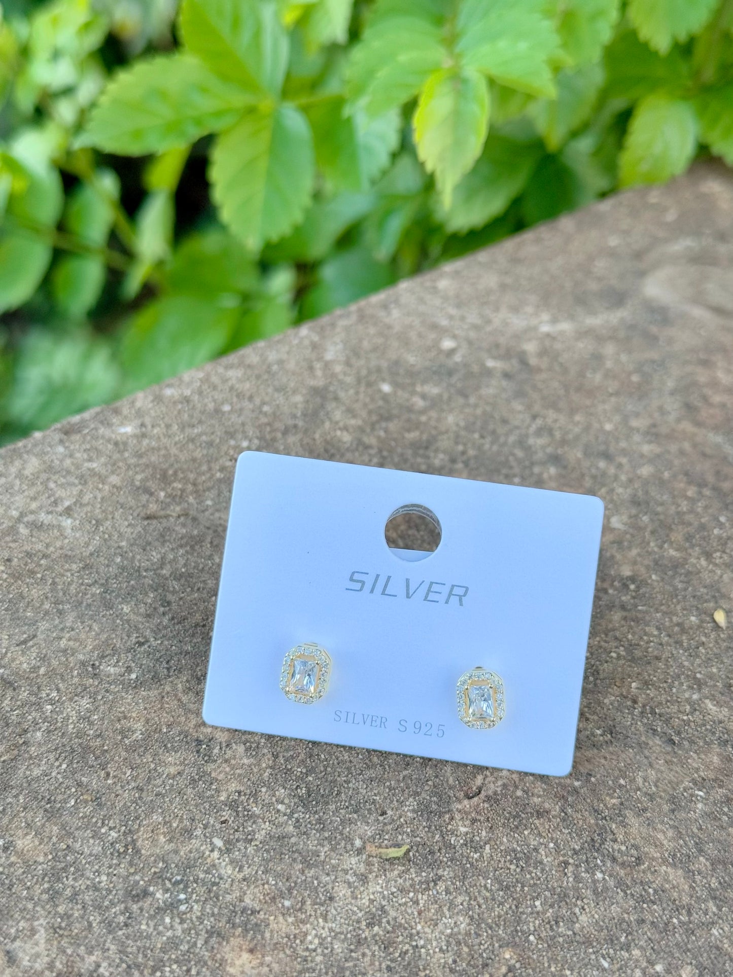 Small Square Design Earrings