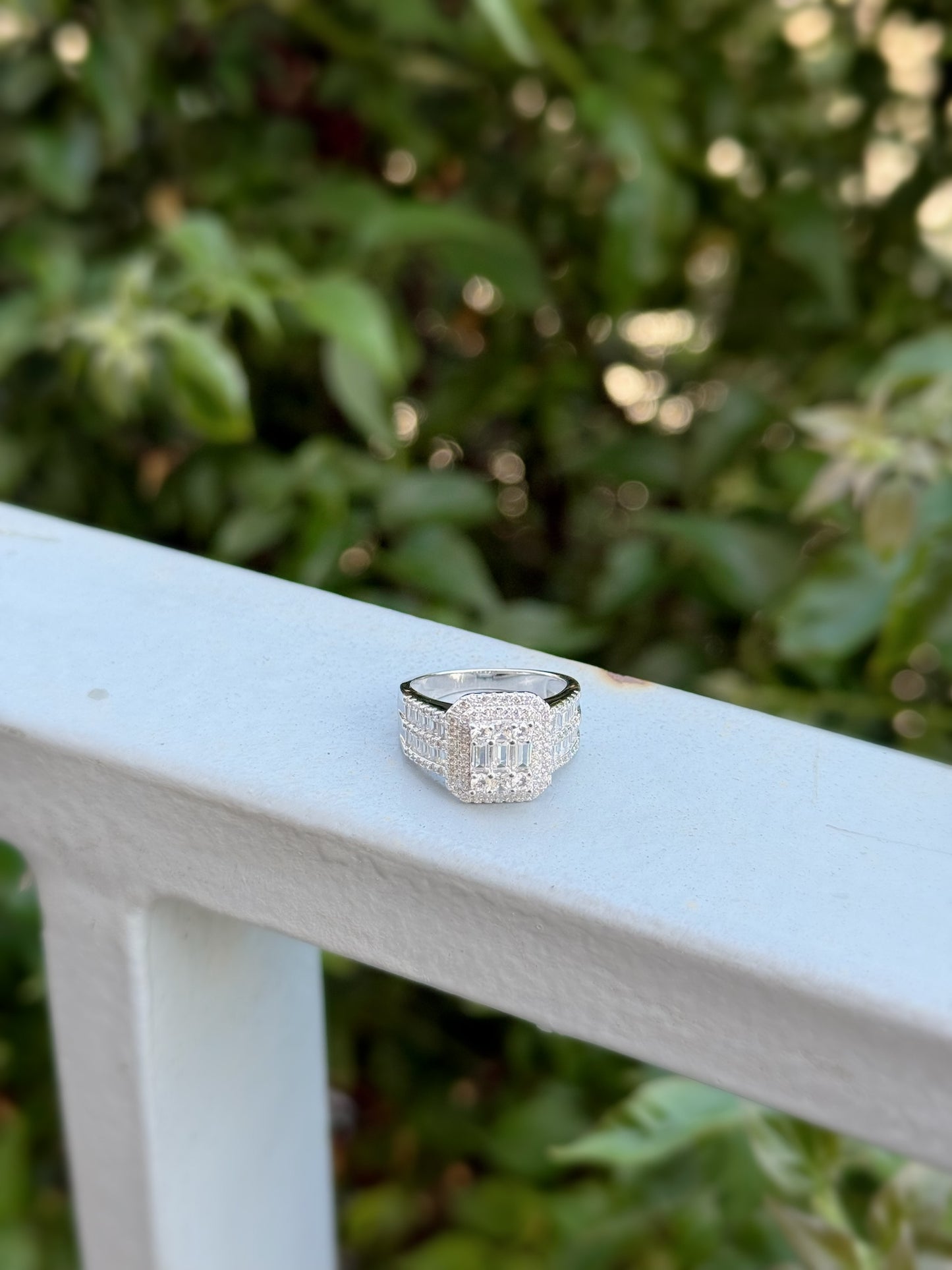 Big Square Stone Design Ring