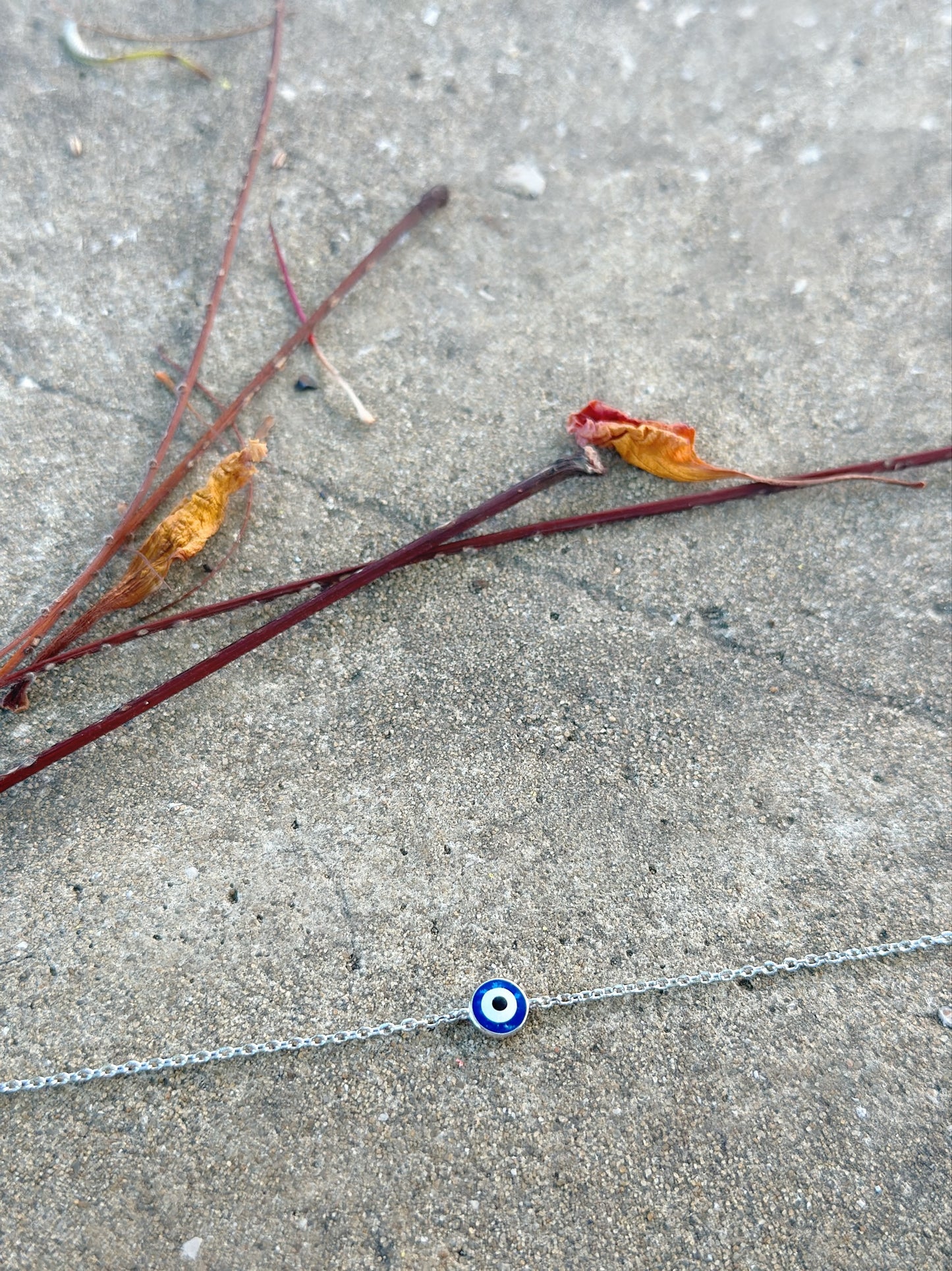 Simple Round Shape Evil Eye Bracelet
