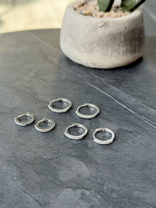 Hoop Earrings Design Available In Three Sizes