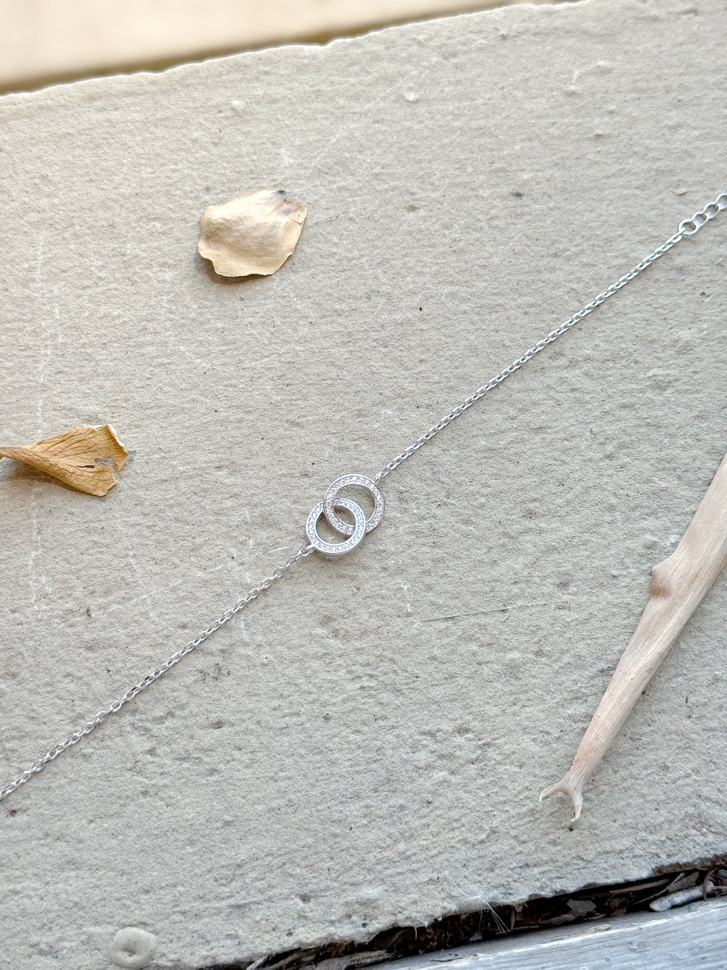 Two Circles Design Bracelet