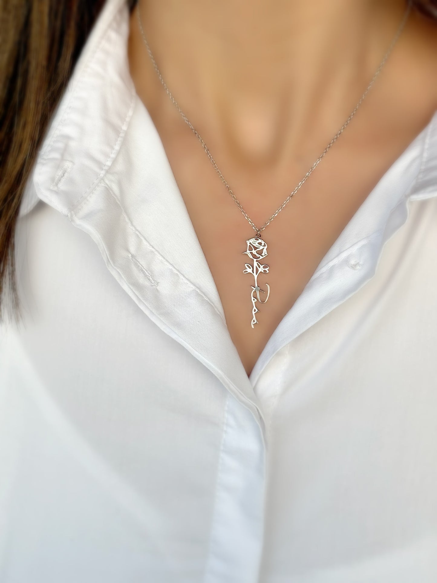 Flower Design Necklace