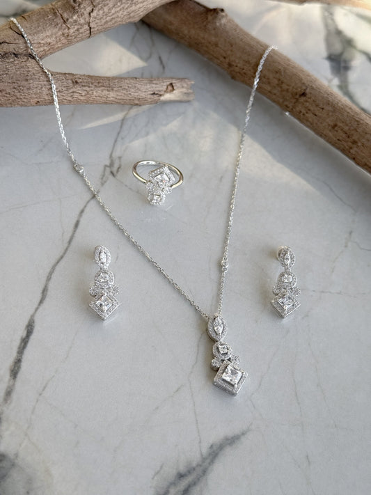 Three Pieces Wedding & Special Occasion Set Style 1