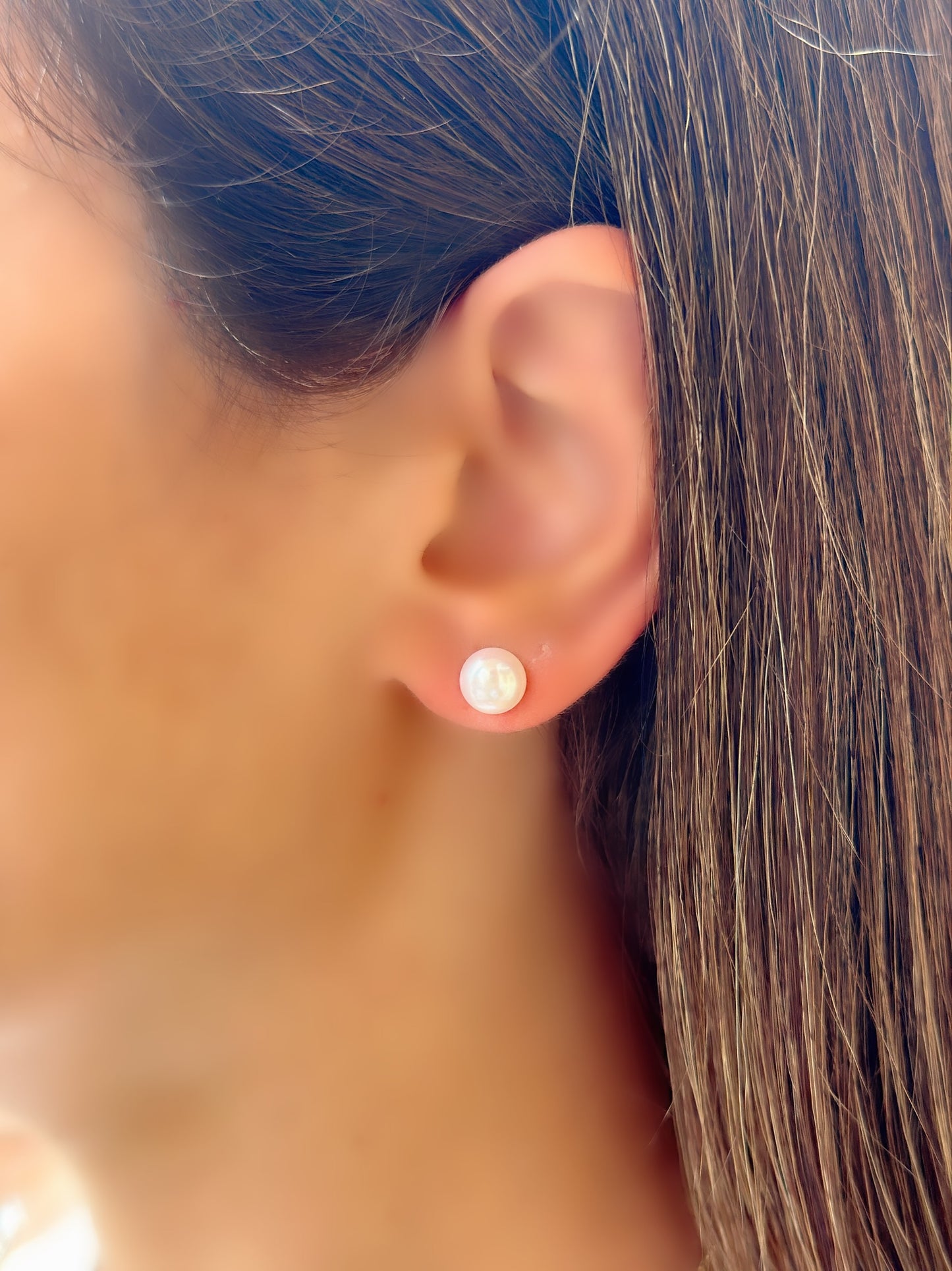 Simple Pearl Earrings