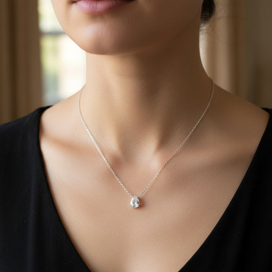 Tear Drop Design Necklace