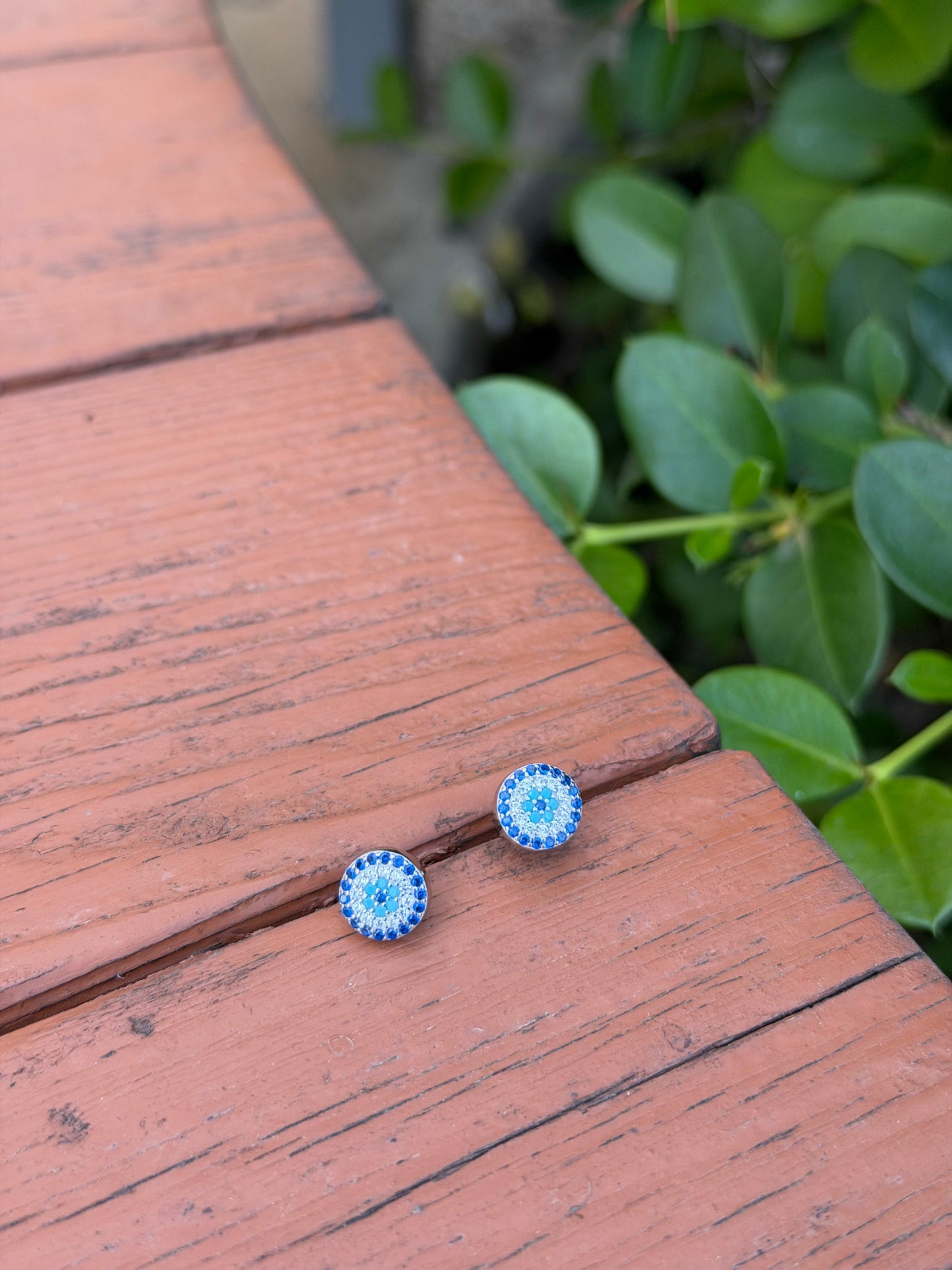Evil Eye Design Earrings