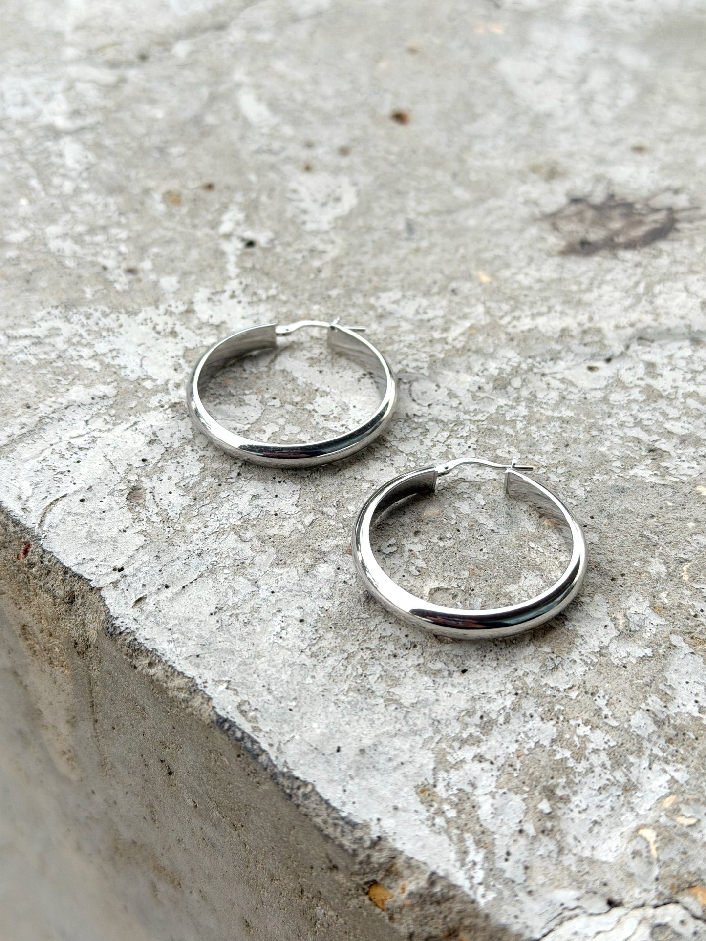 Big Hoop Design Earrings