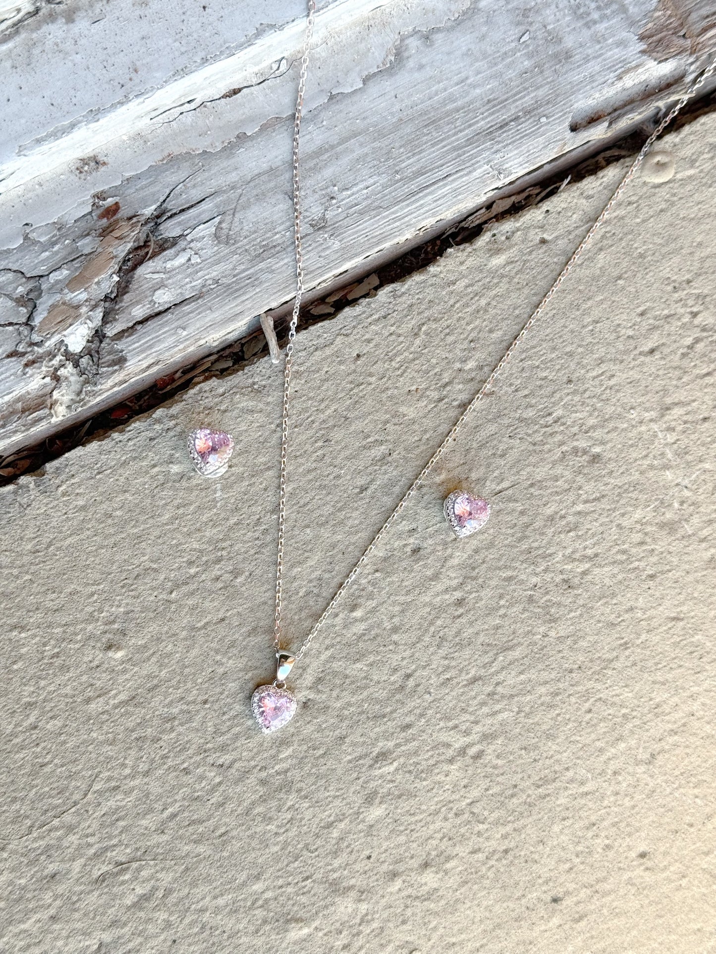 Pink Heart design Set