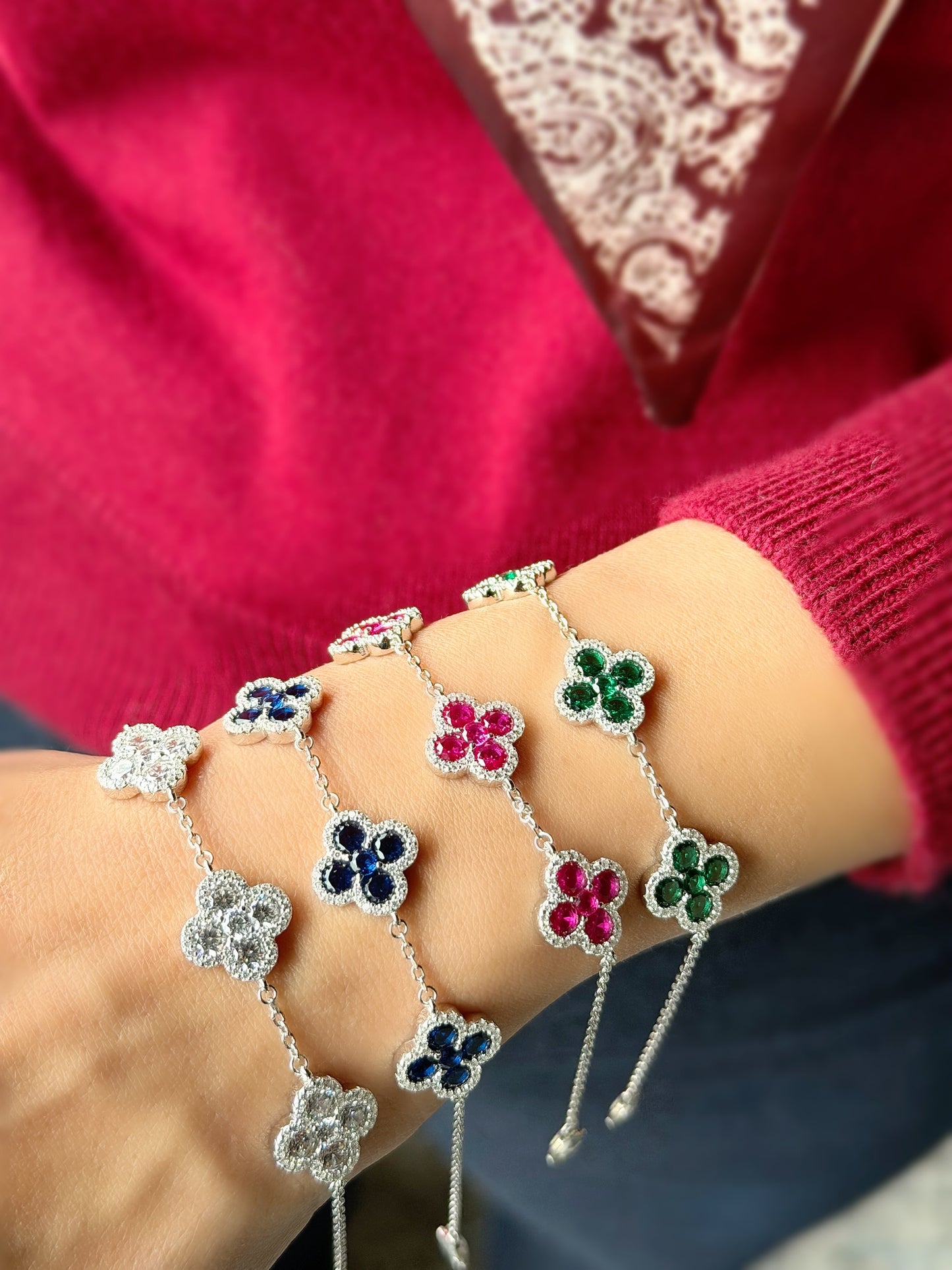 Flower Shape Design Bracelet