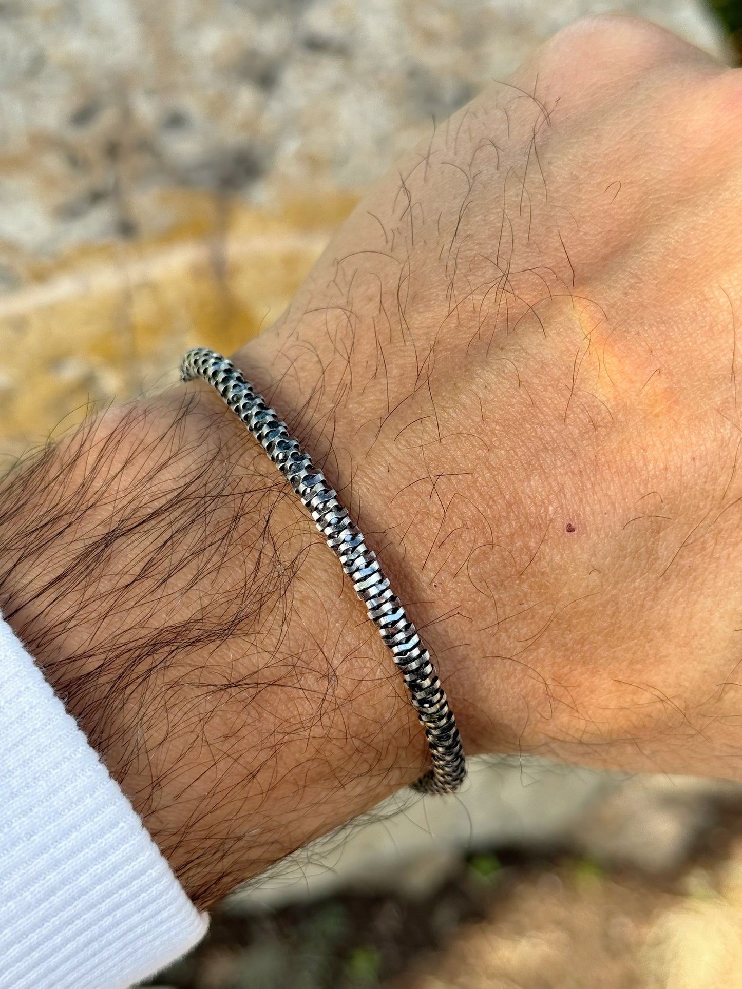Oxidized Vintage Design Men’s Bracelet