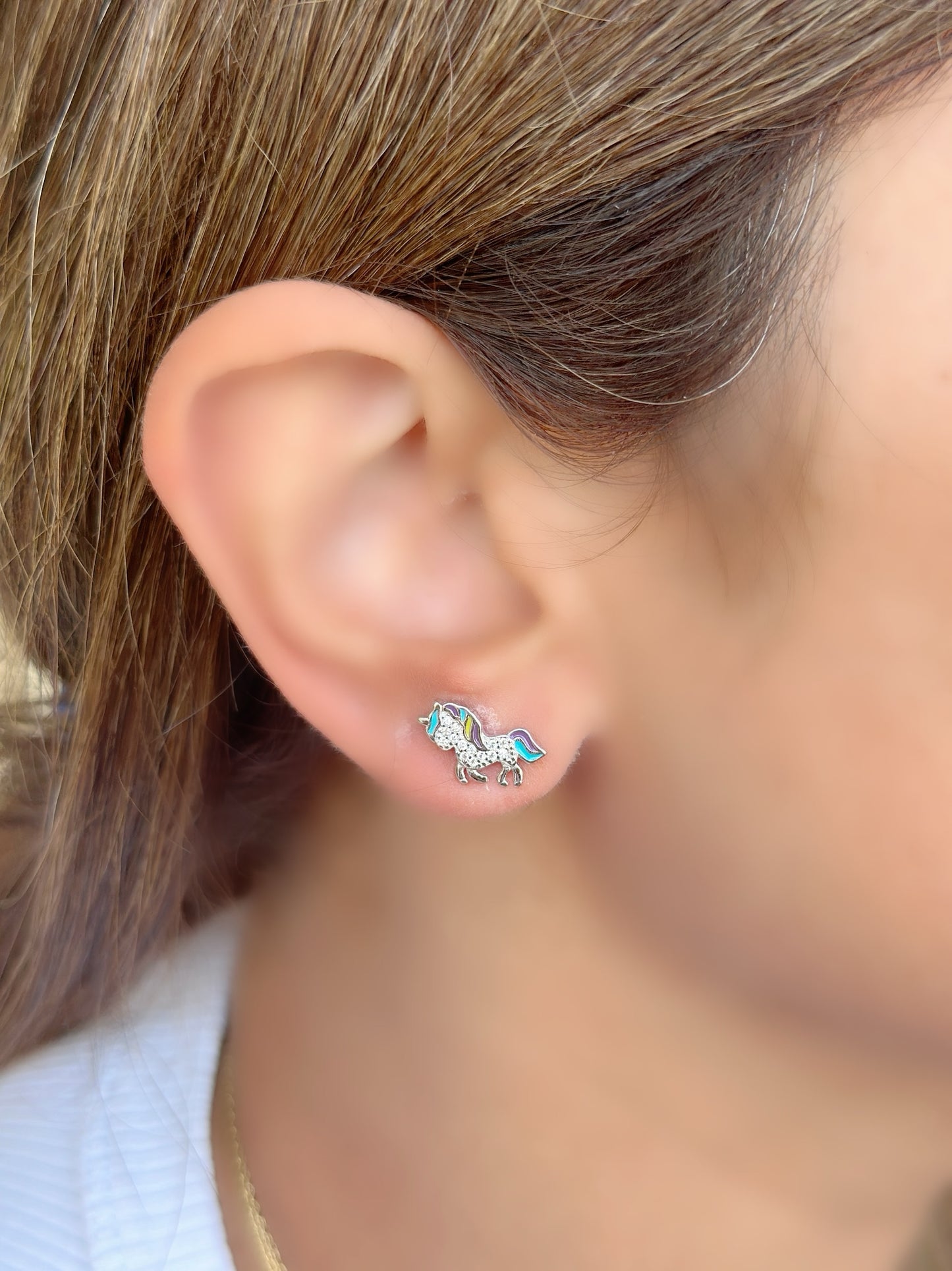 Unicorn Design Earrings Suitable For Adults Or Kids