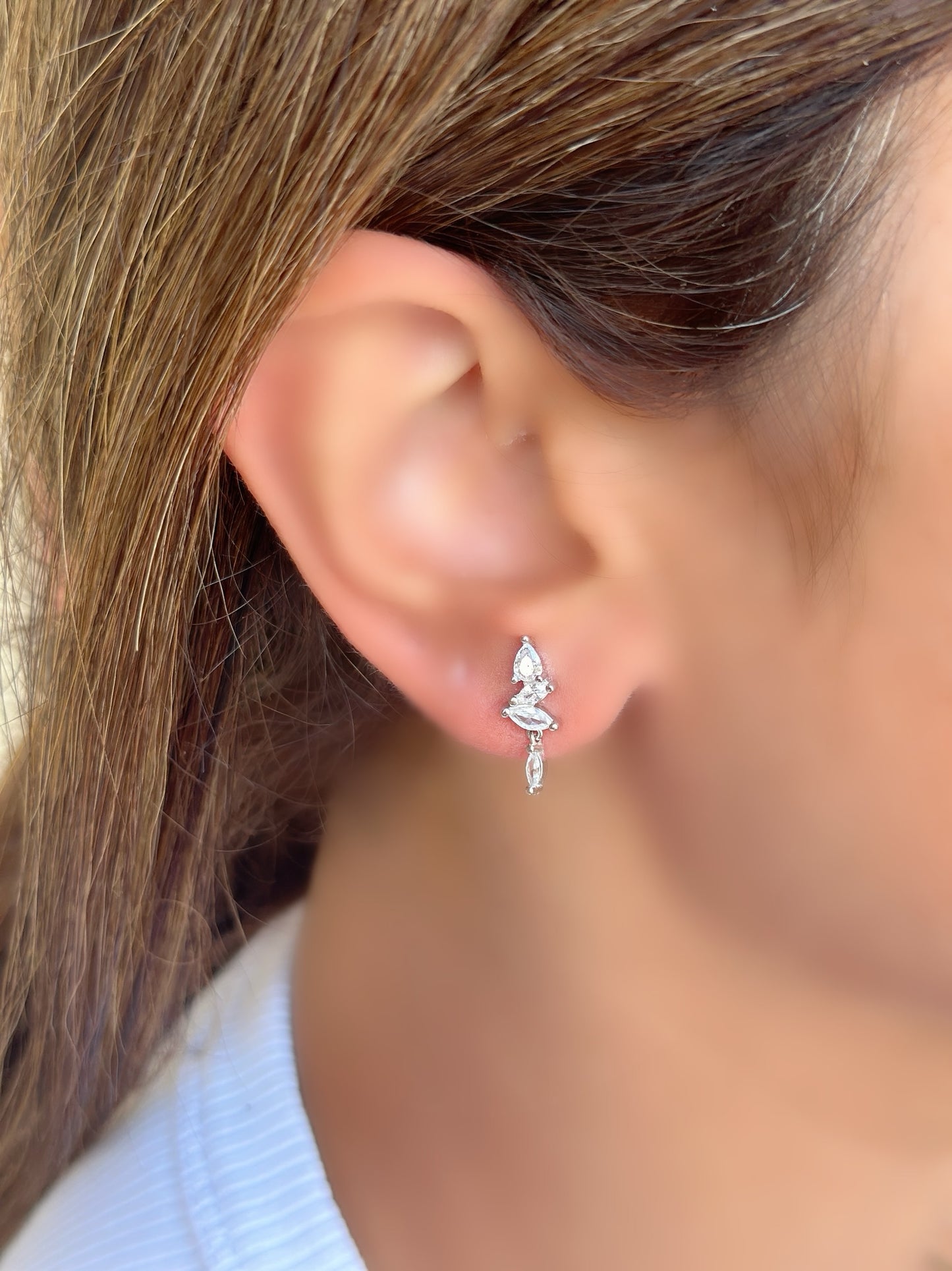 Tear Drop Design Earrings