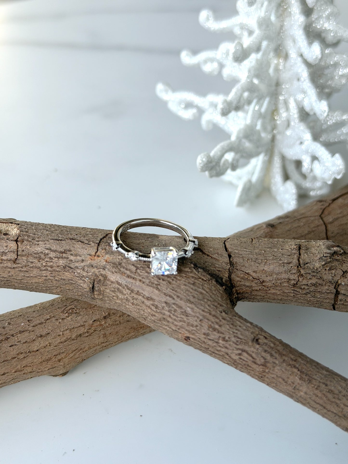 Square Stone Design Ring