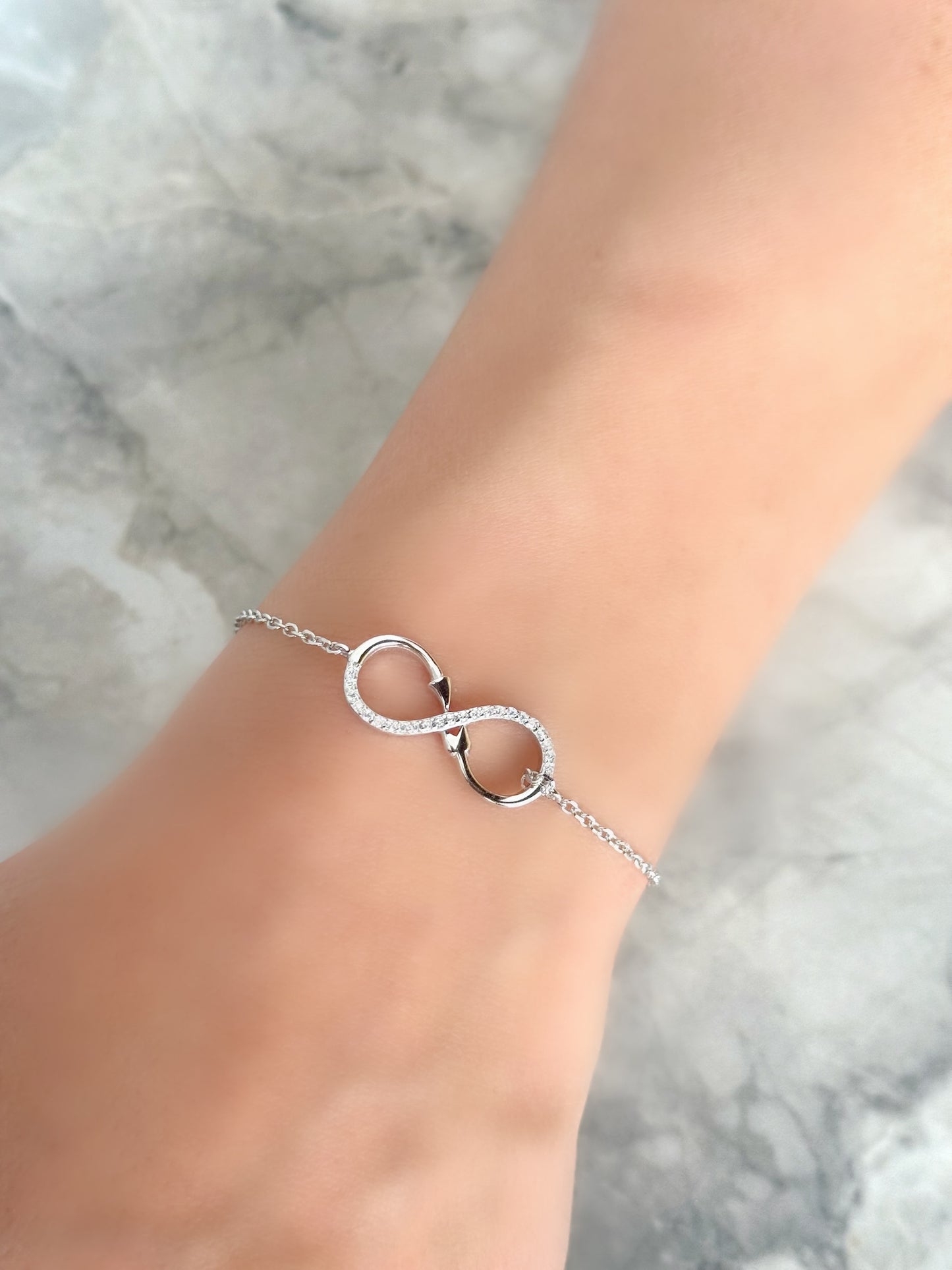 Infinity Arrow Design Bracelet