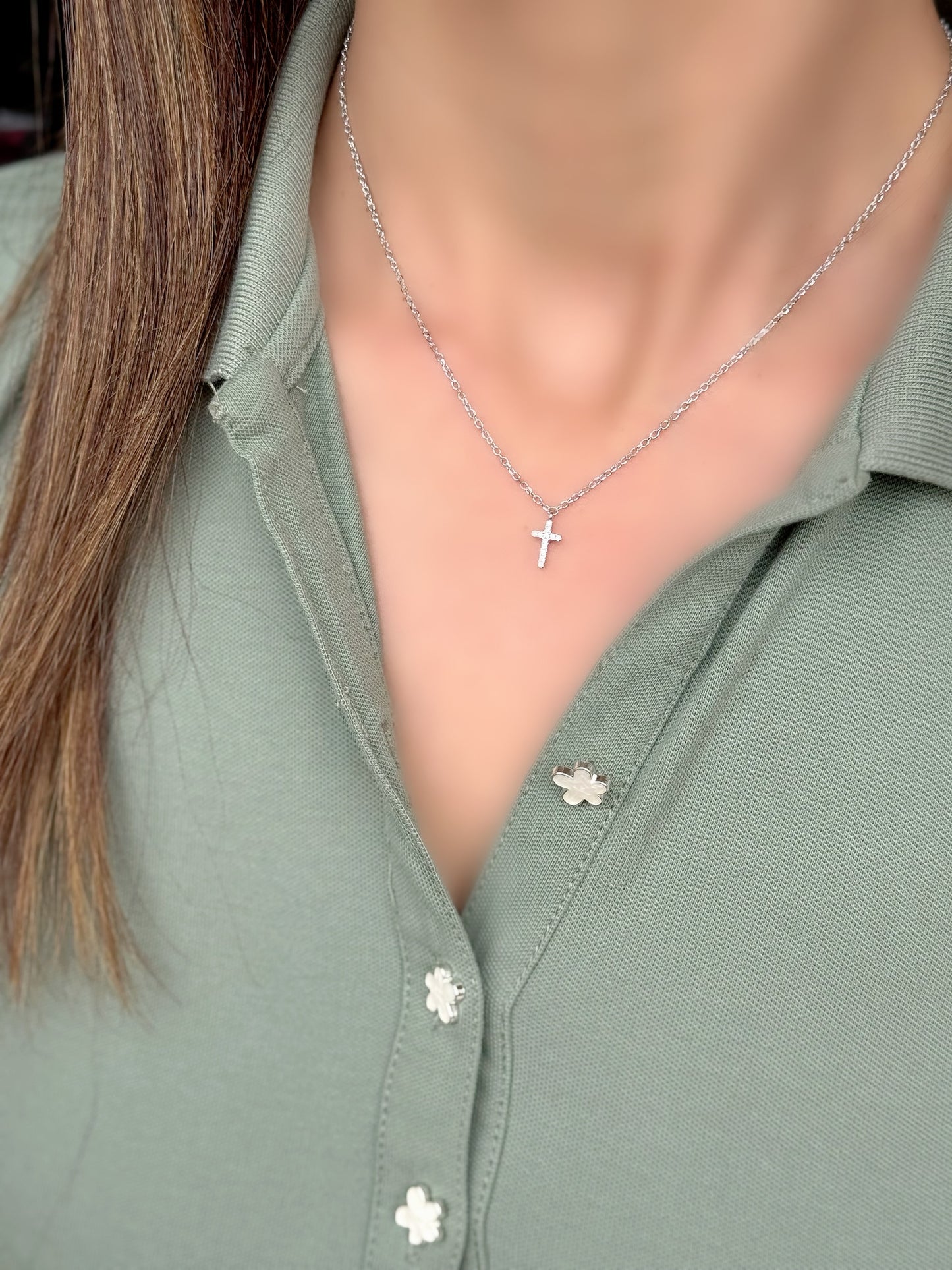 Very Small Cross Necklace