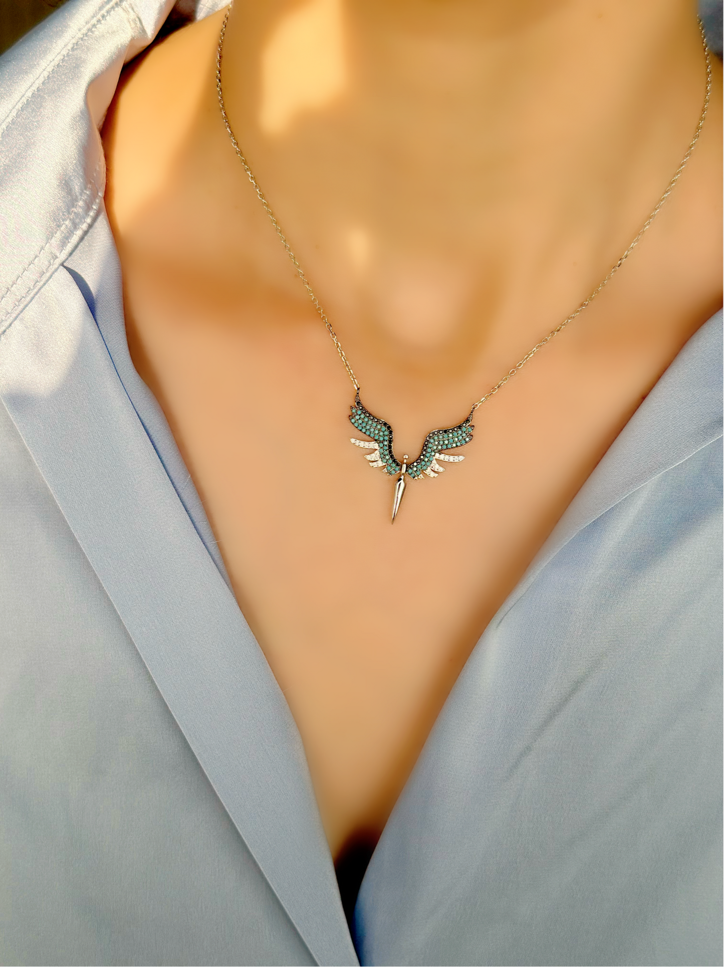 Necklace “طائر العنقاء” Phoenix Bird