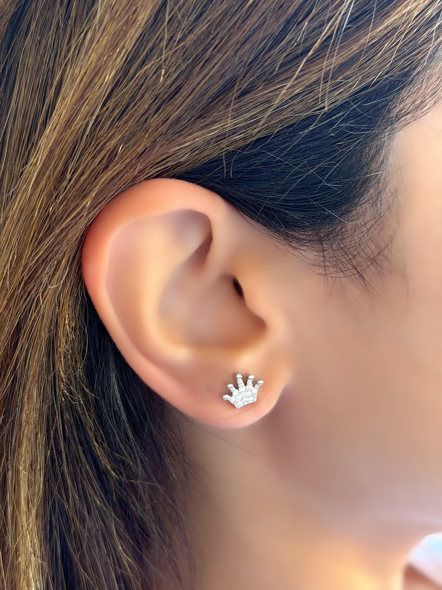 Crown Design Earrings