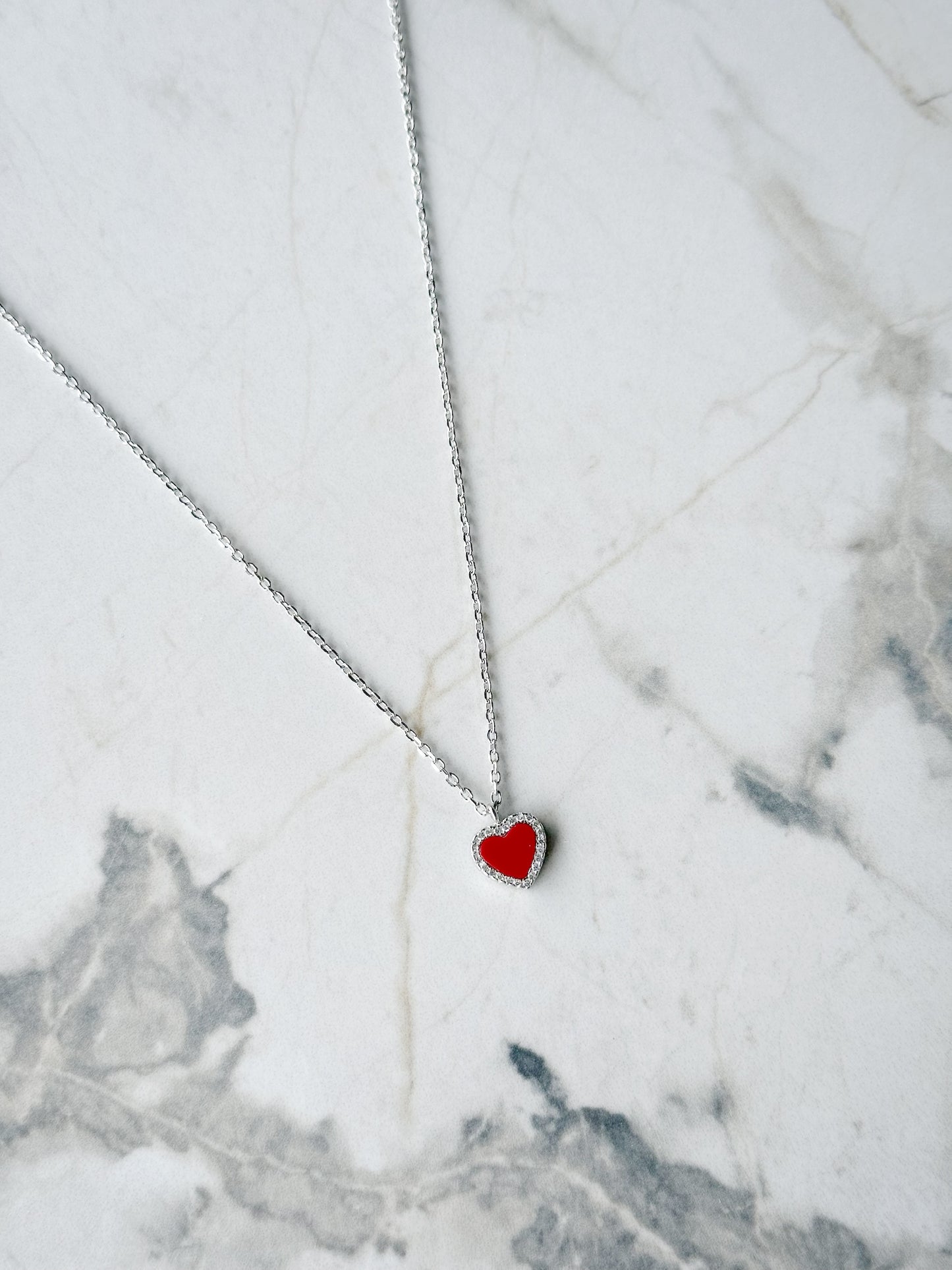 Red Heart Necklace