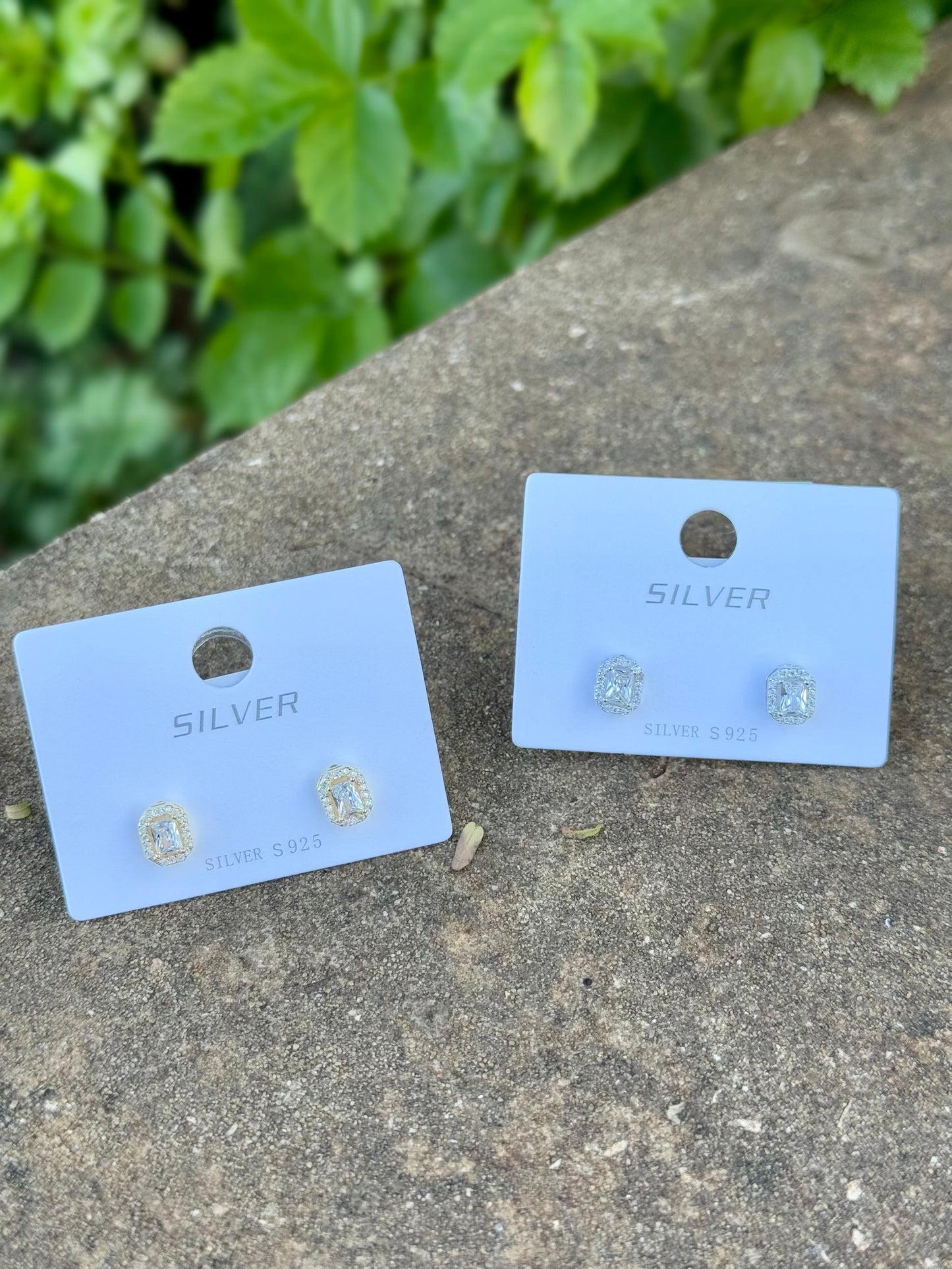 Small Square Design Earrings