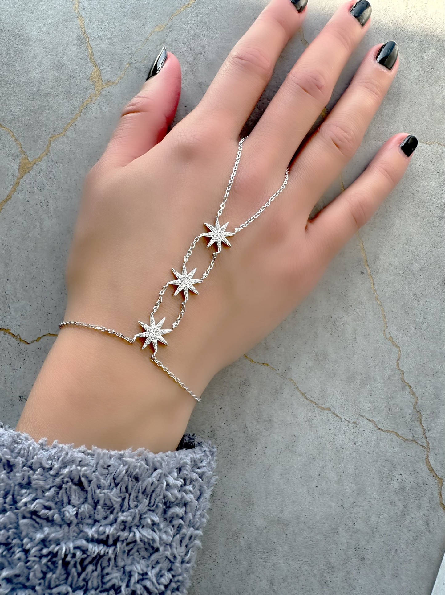 Stars Bracelet Ring