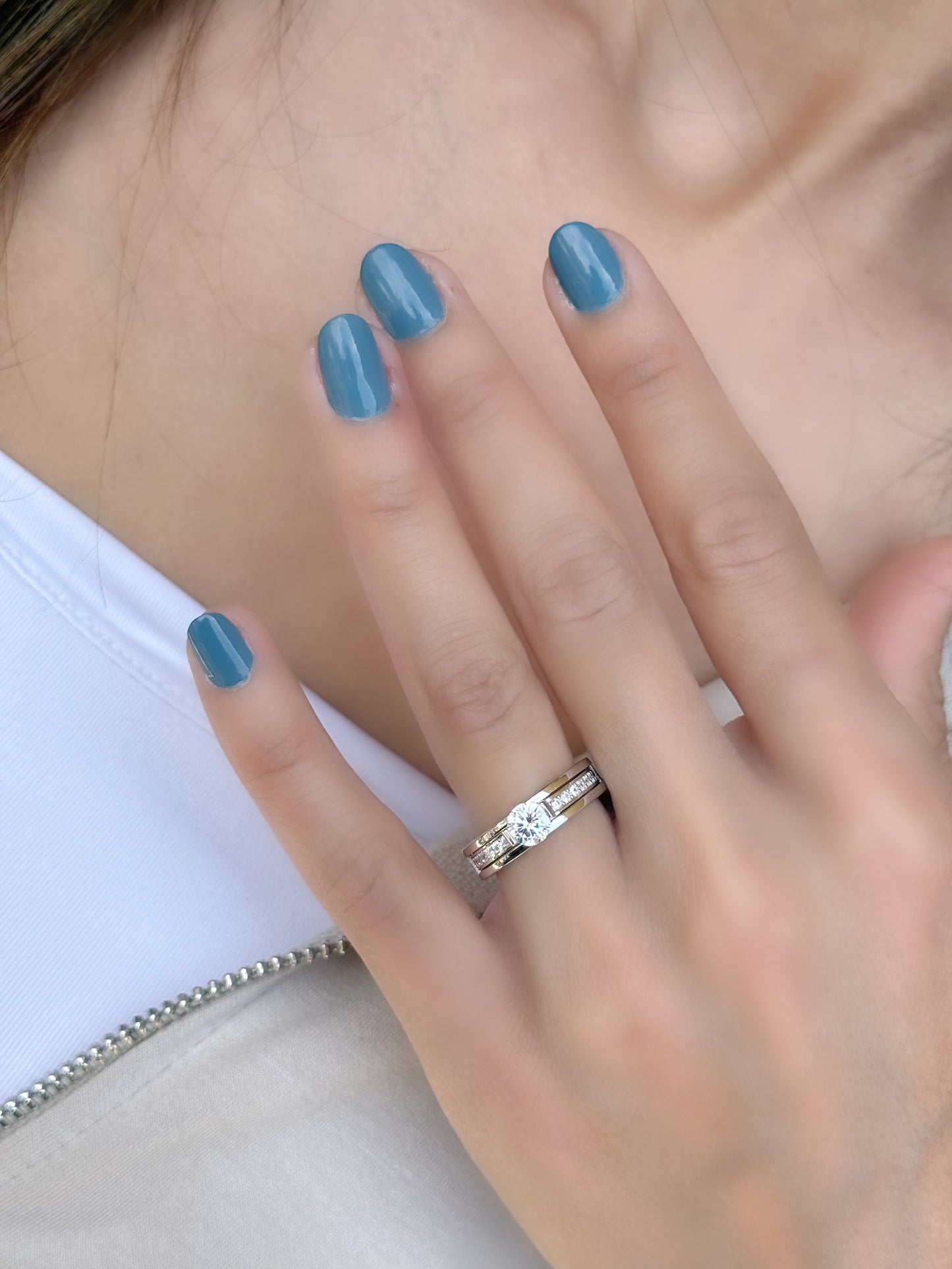 Promise Ring With Round Stone