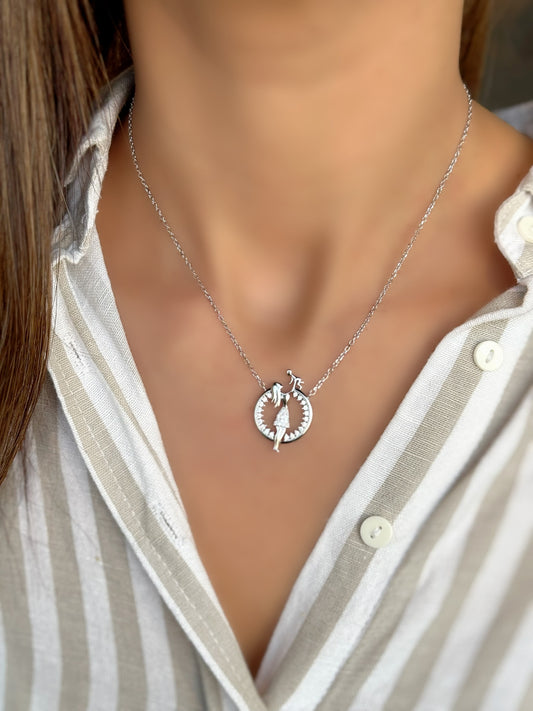 Mom & kid Design Necklace