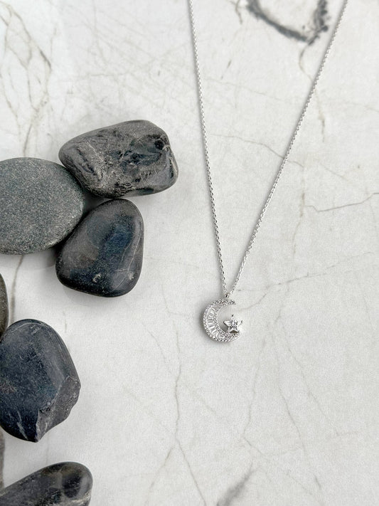 Moon & Star Necklace