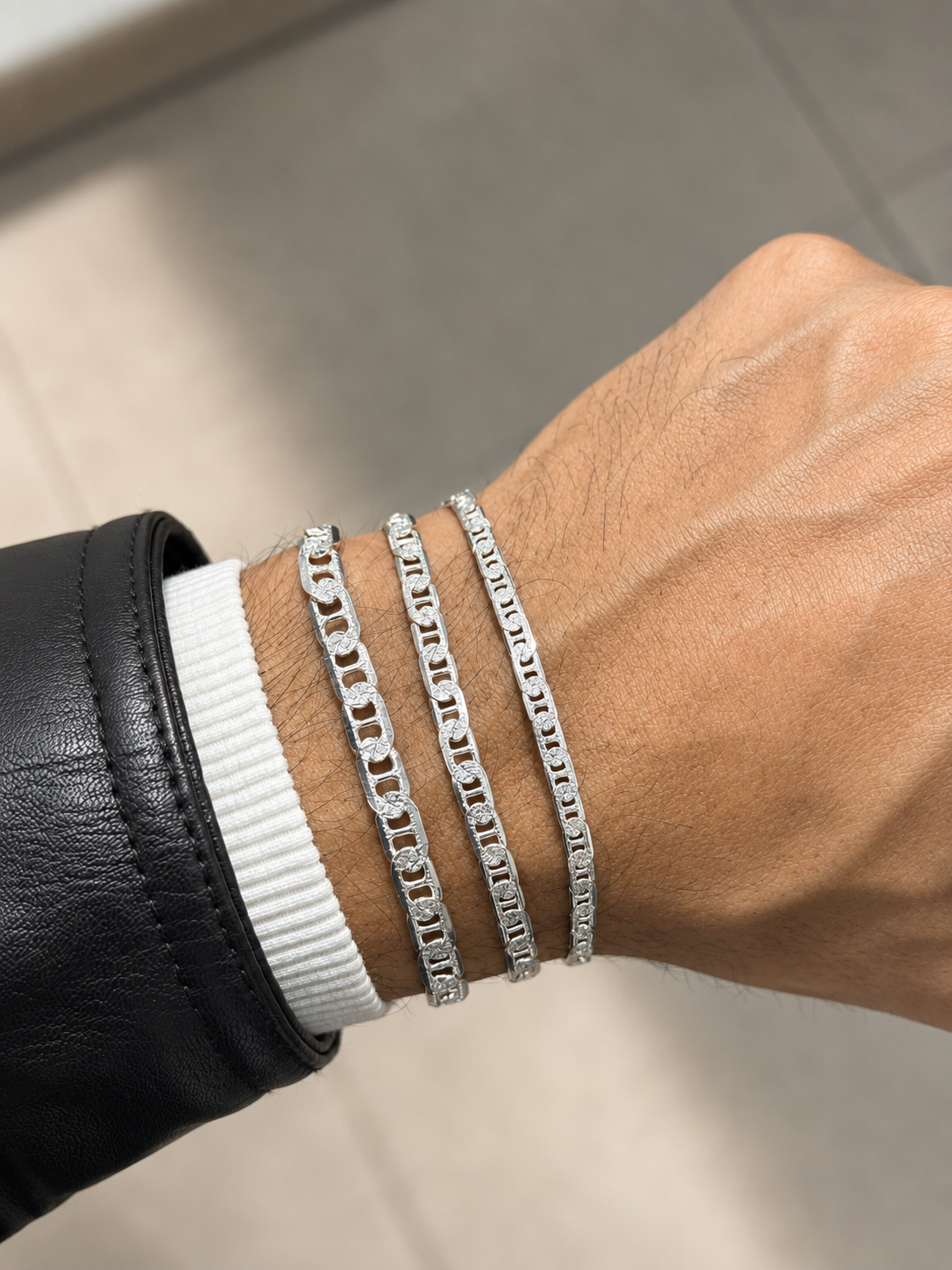 Marina link Design Men Bracelet