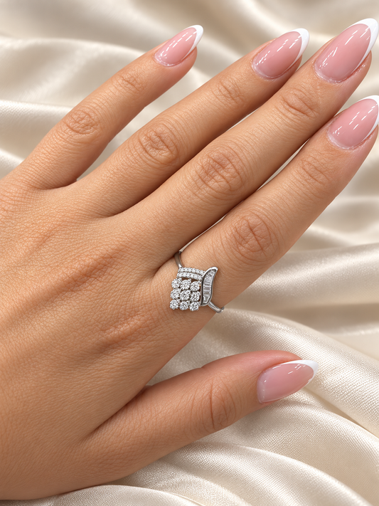 Asymmetrical Diamond Cluster Bypass Ring