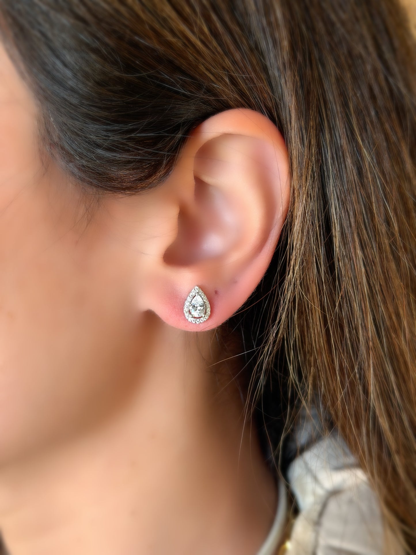 Tear Drop Design Earrings