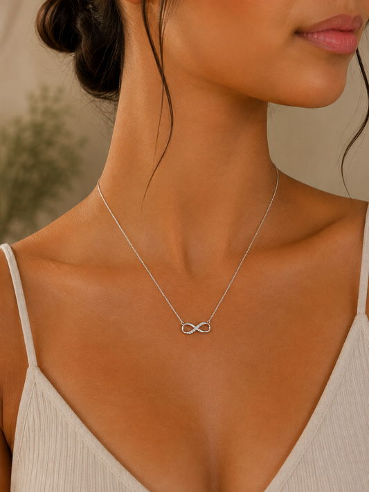 Elegant Infinity Design Necklace