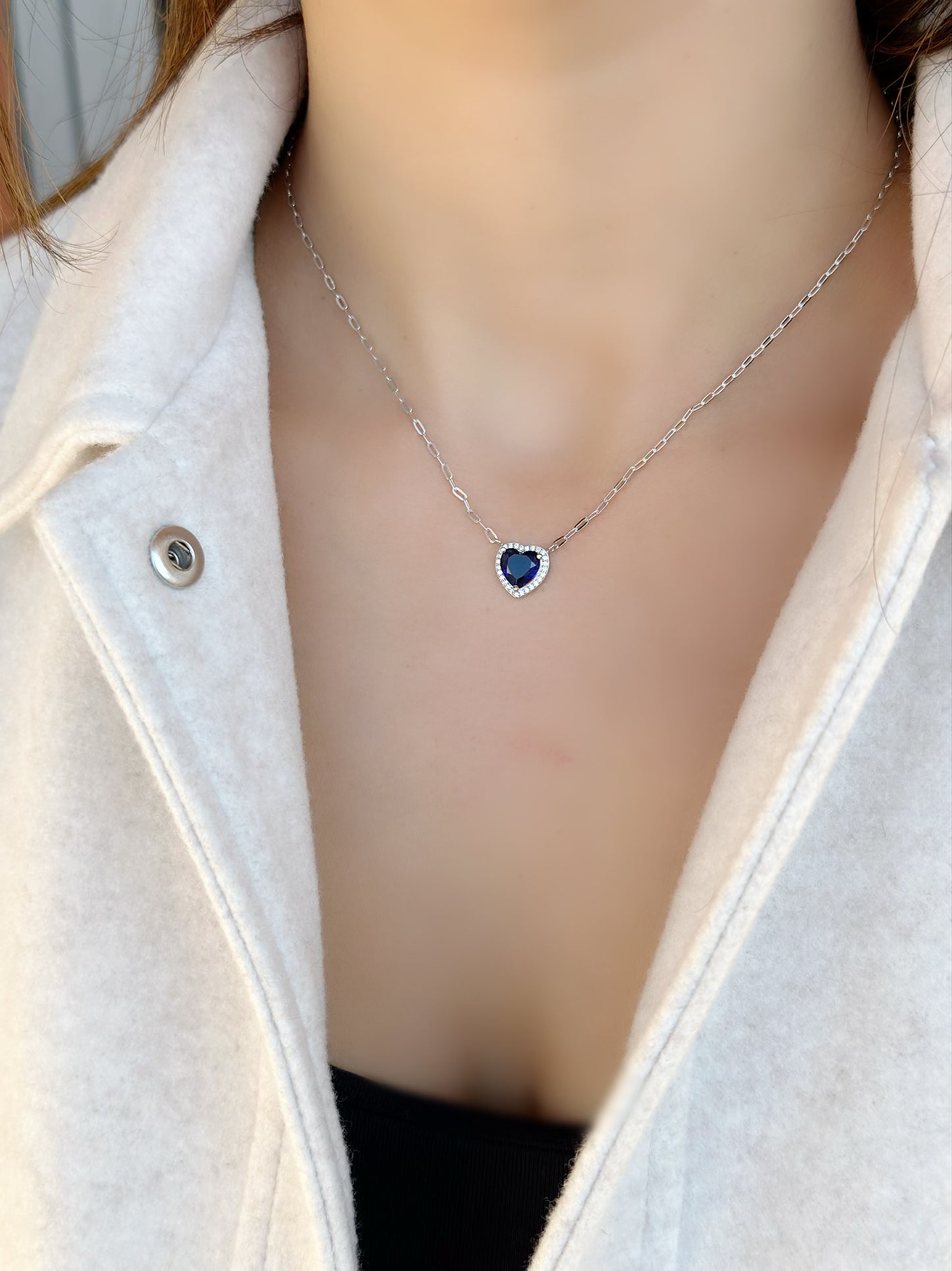 Heart Necklace Available In Three Colors
