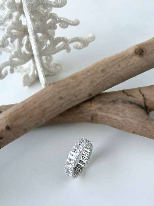 Eternity Ring Rectangle Stone Desgn