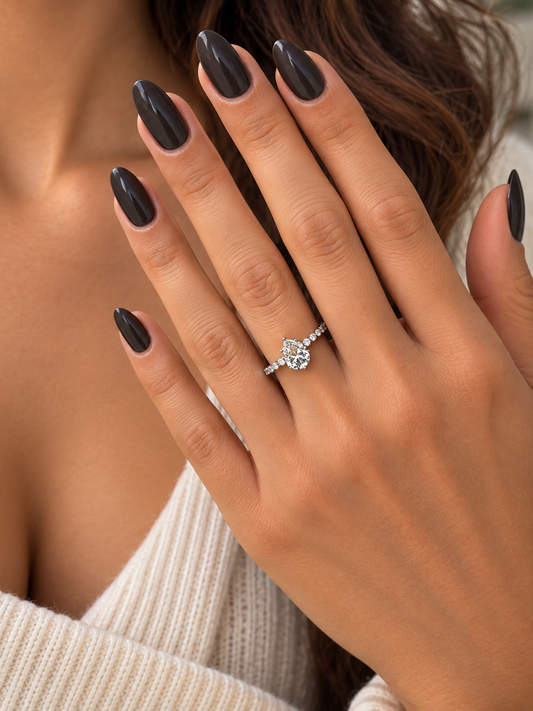 Tear Drop Design Ring