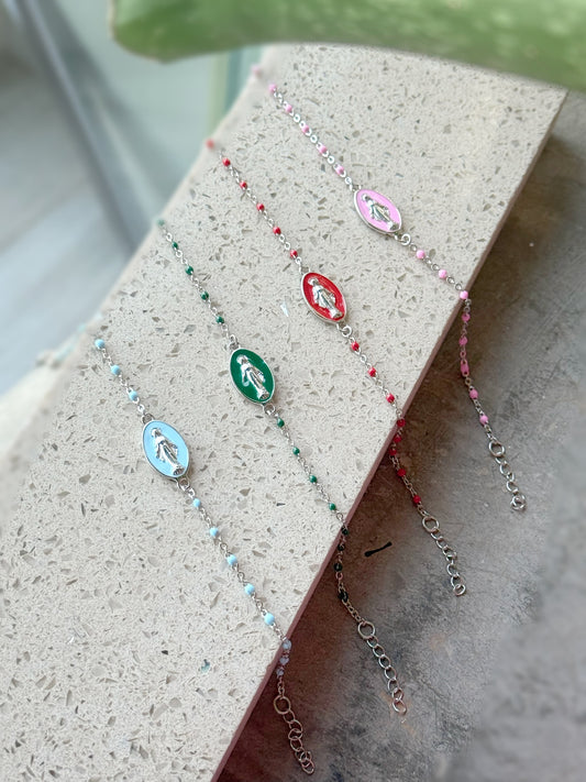Colourful Saint Mary Bracelet