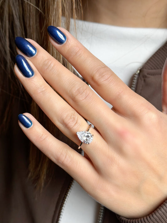 Pear Cut Design Ring