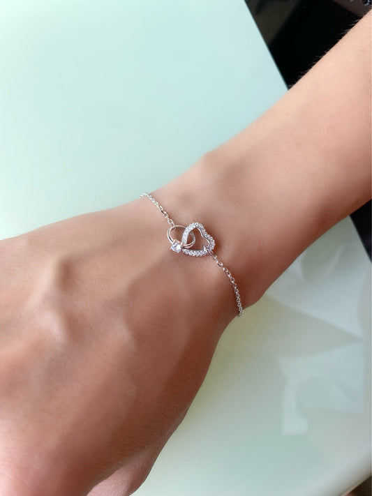 Heart & Promise ring Bracelet