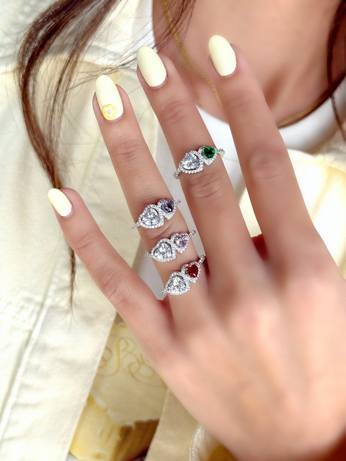 Double Heart Ring