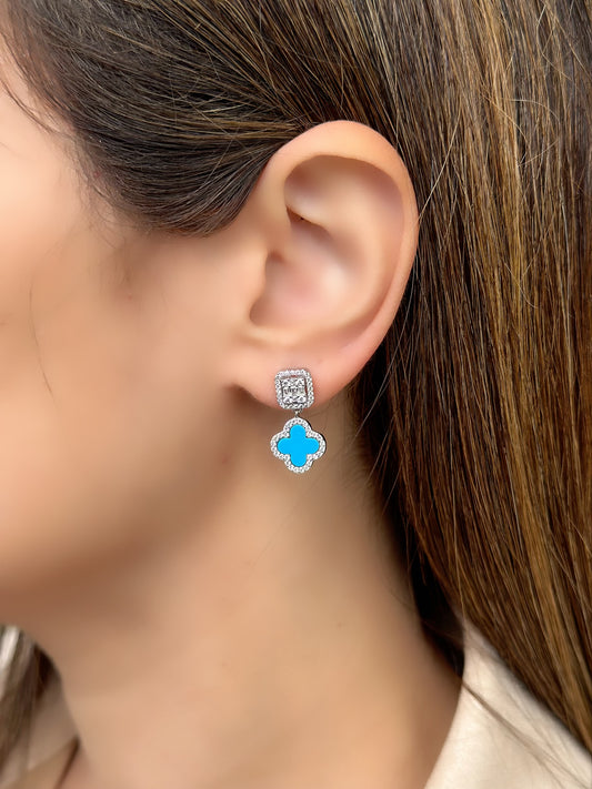 Blue Van cleef earrings