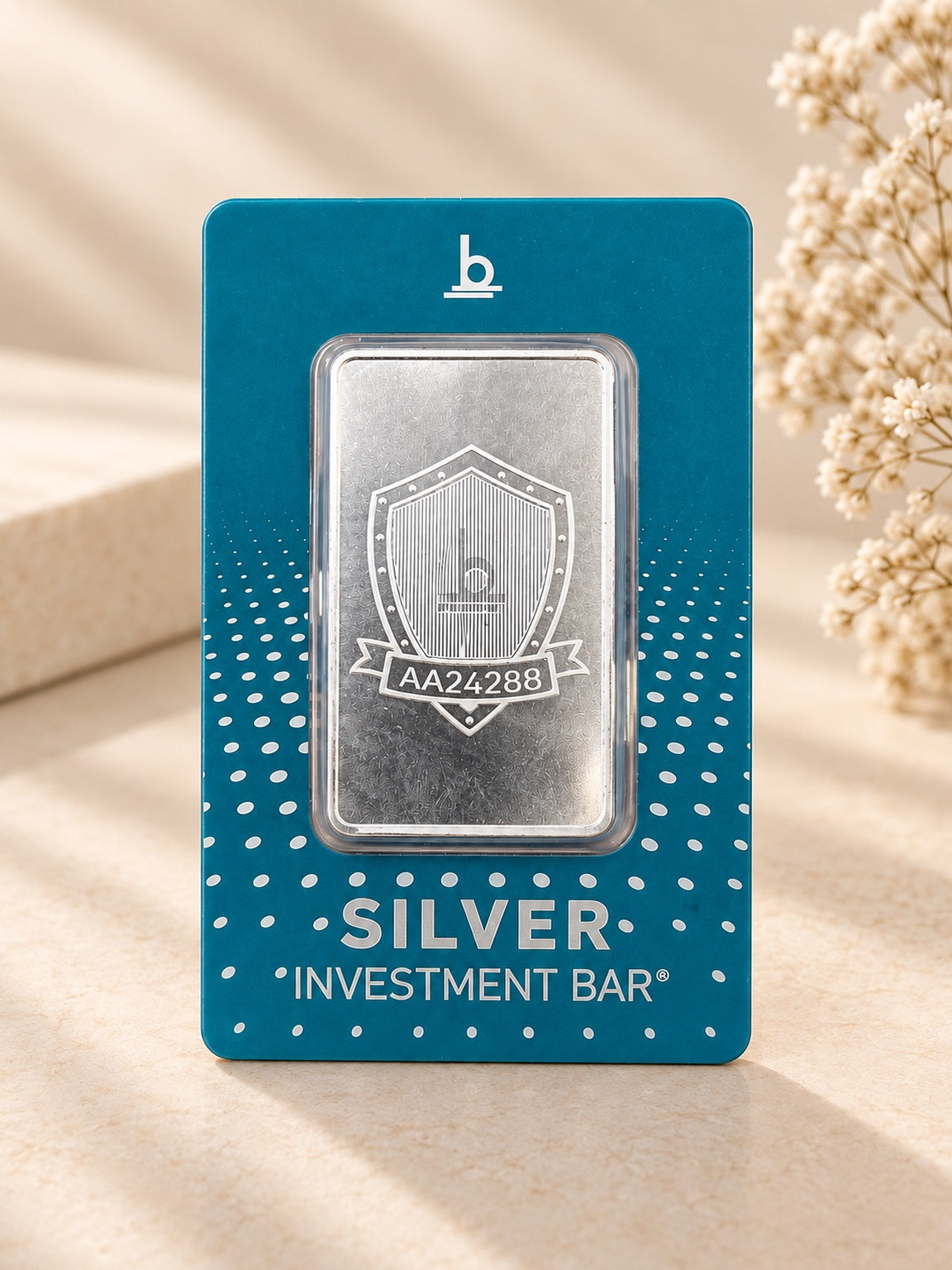 1 ounce Libanor Fine Silver 999.9 With Serial Number